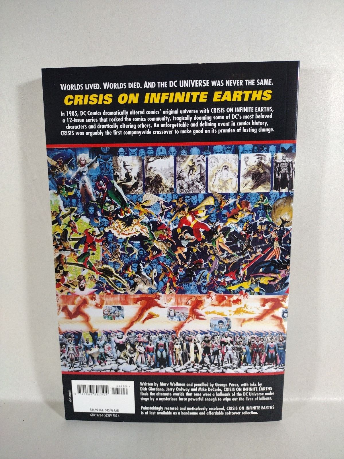 Crisis On Infinite Earths (2022) DC Comics TPB Marv Wolfman George Perez New