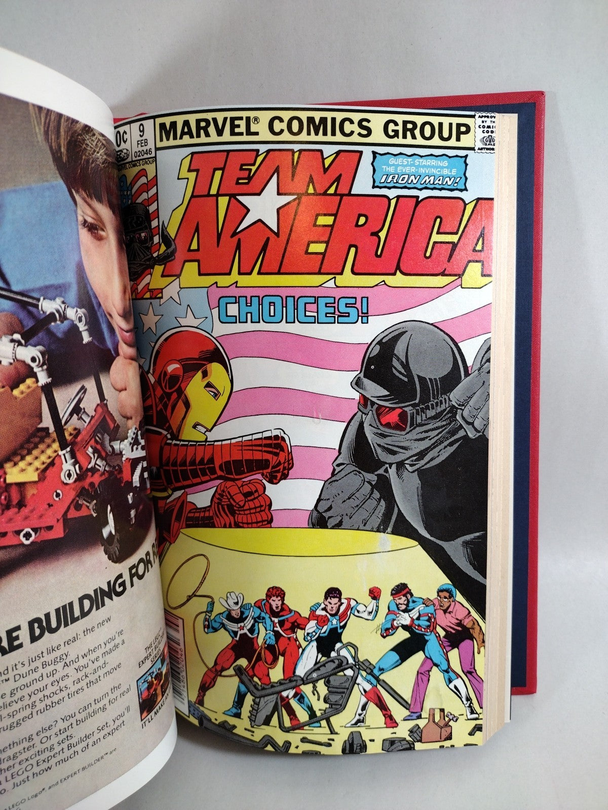 Team America (1982) Marvel Complete Series Custom Bound Comic HC W Dustjacket