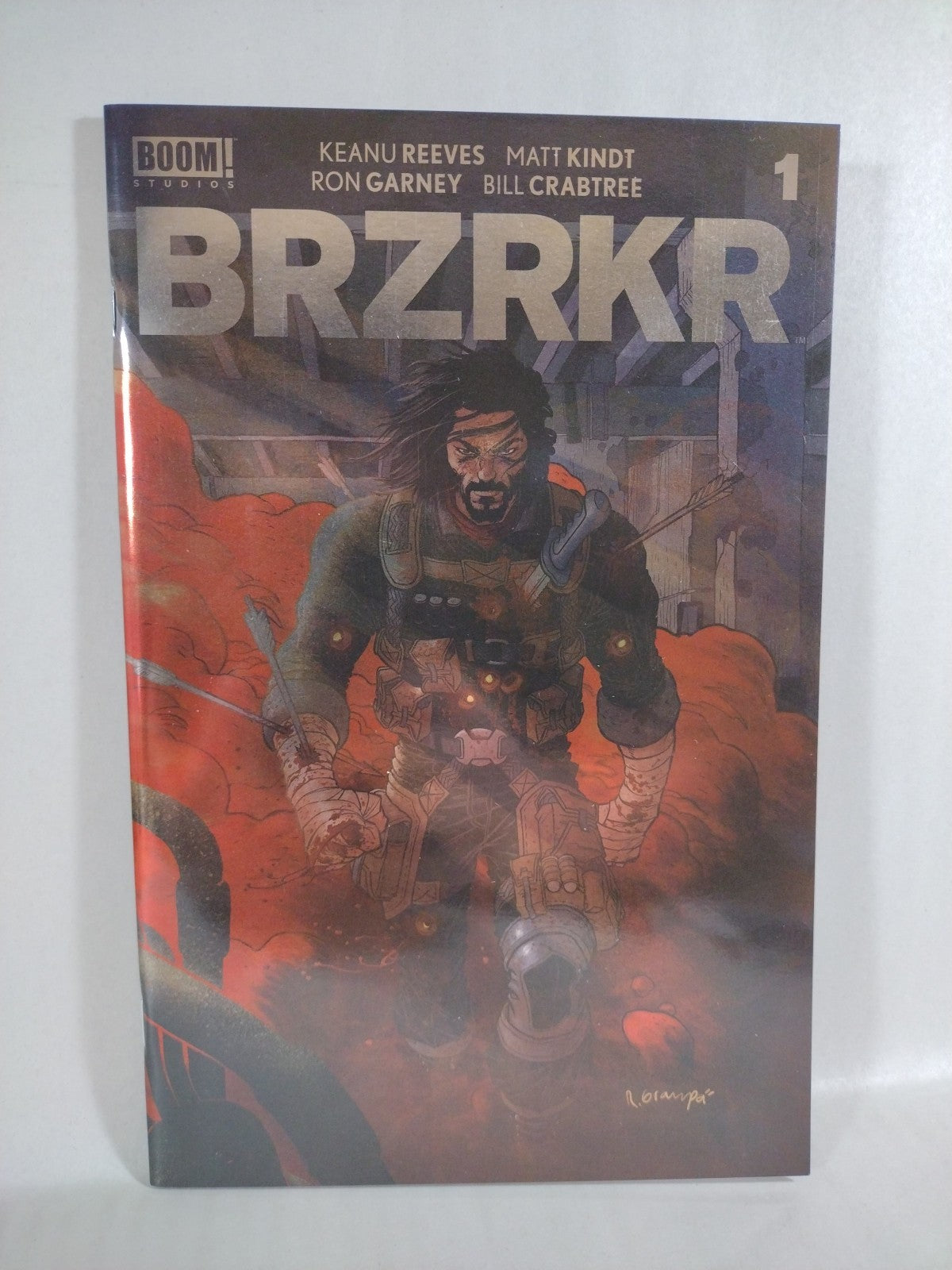 BRZRKR (2021) Boom Variant Cover Comic Set #1 3 4 Keanu Reeves Matt Kindt VF-NM