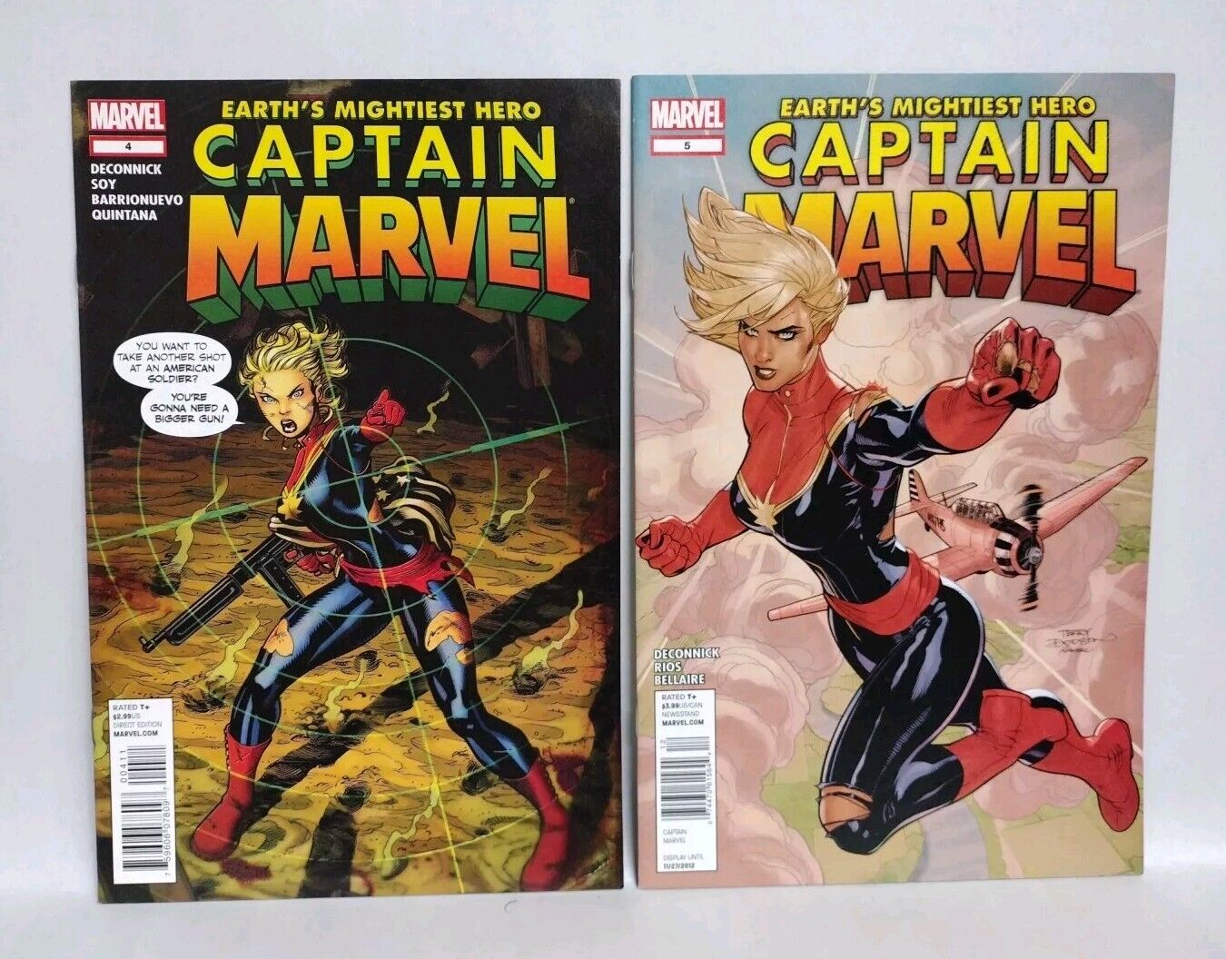 Captain Marvel (2012) Comic Lot Set #2 3 4 6 7 8 Deconick Dexter Soy NM