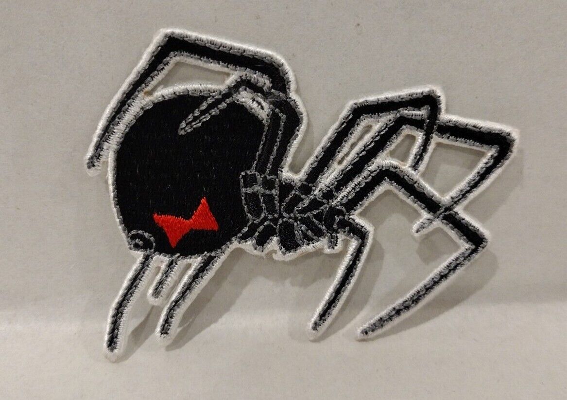 Black Widow Spider 3" Embroidered Patch Lot Of 2 New Unused