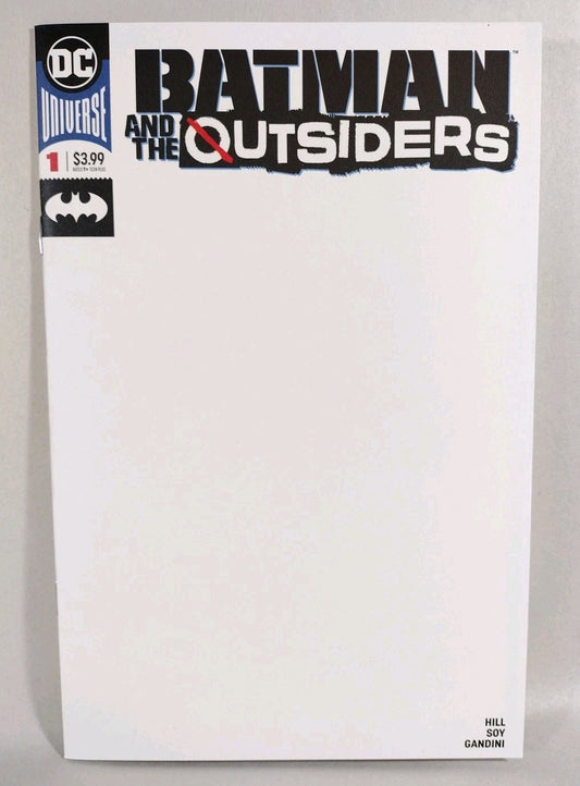 Batman And The Outsiders #1 (2019) DC Comic Blank Sketch Cover Variant NM