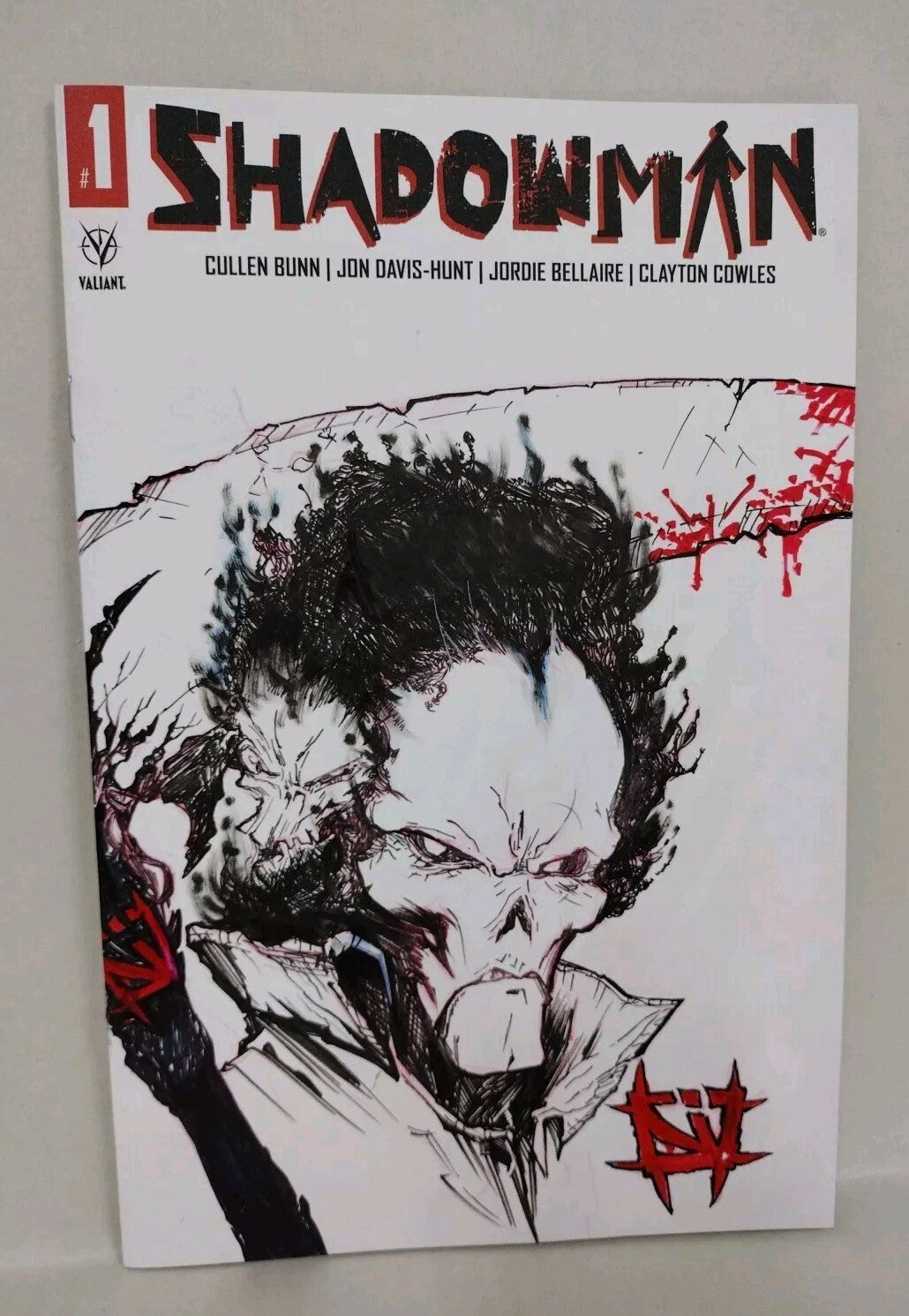 Shadowman #1 (2021) Valiant Sketch Variant Comic W Original Jose JAG Guillen Art