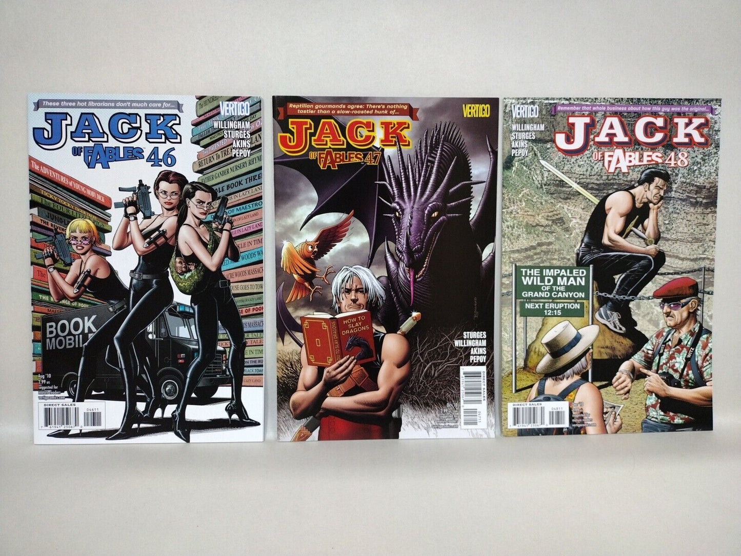 Jack Of Fables (2006) Complete Vertigo Comic Run Set #1-50 # Literals #1-3 VF-NM