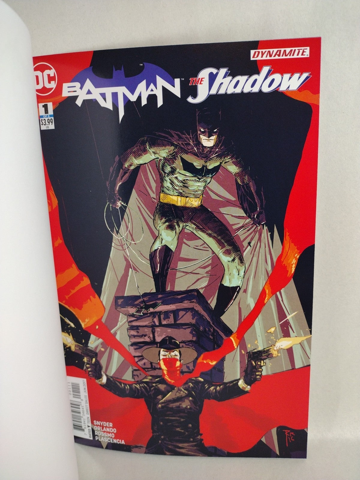 Batman The Shadow #1 (2017) DC Dynamite Blank Sketch Variant Cover Comic New NM