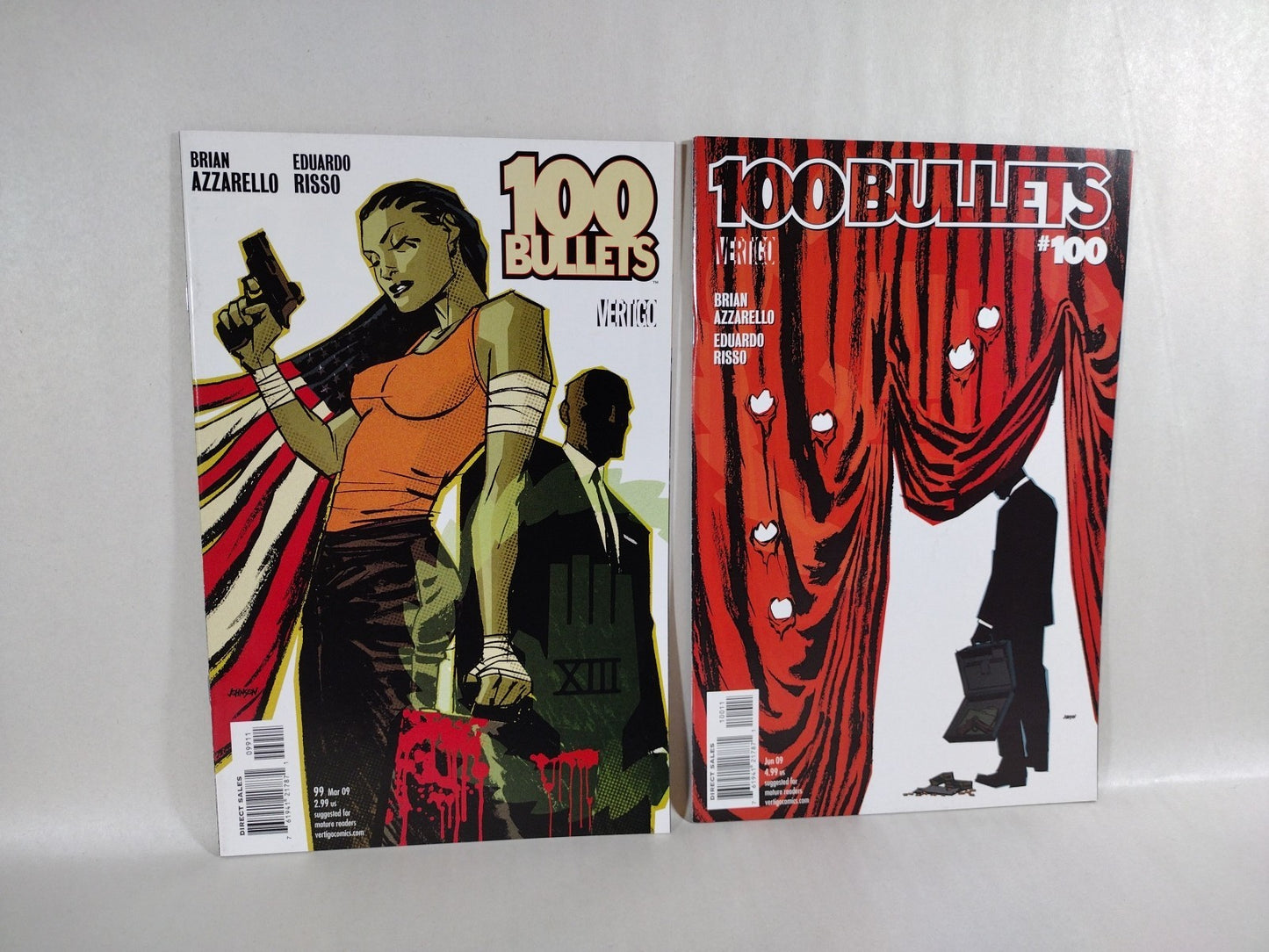 100 Bullets (2008) DC Vertigo Comic Lot Set #87-100 Last Issues Azzarello Risso