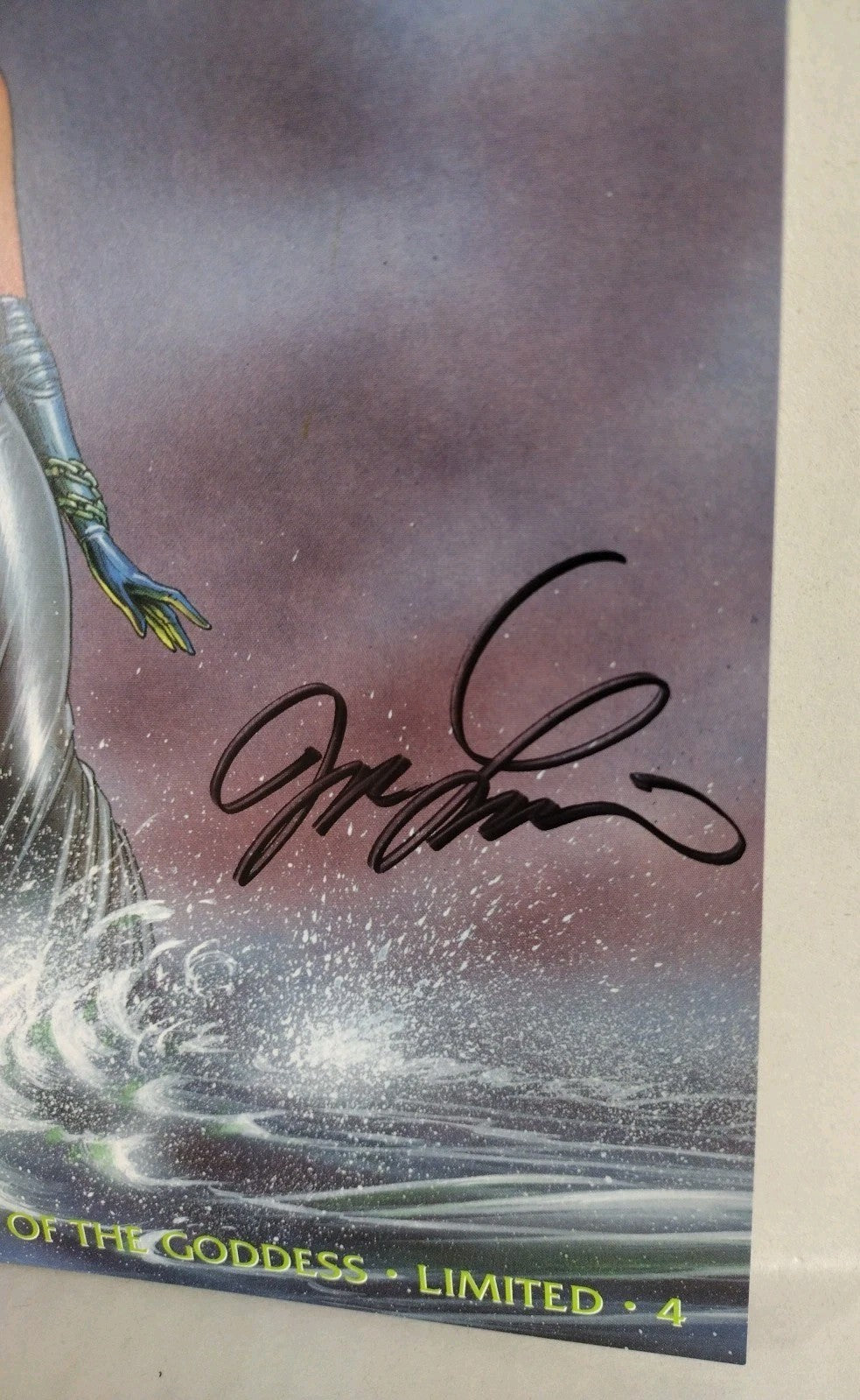 Dawn Return Of The Goddess Limited #4 Signed J M Linsner W COA #'d 729/3500 NM