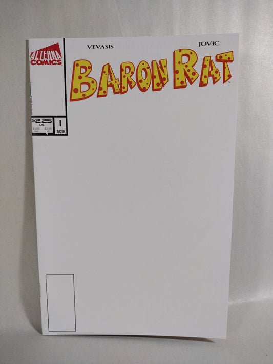 Baron Rat 1 (2018) Alterna Comic Blank Sketch Variant Cover Vevasis Joviv New NM