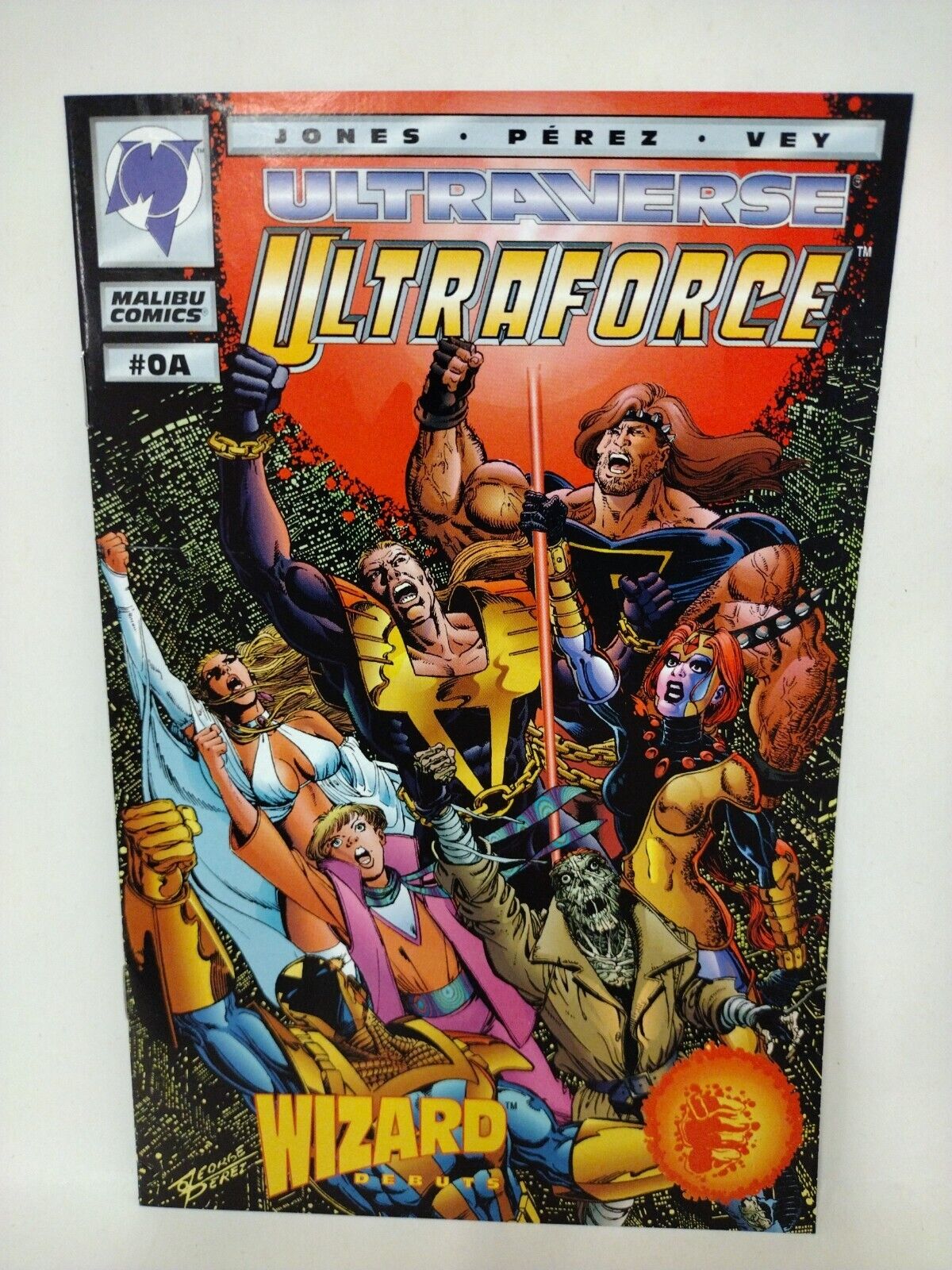 Ultraforce 0A 0B (1994) Ultraverse Malibu Comics Wizard Perez AshCan Mini VF-NM