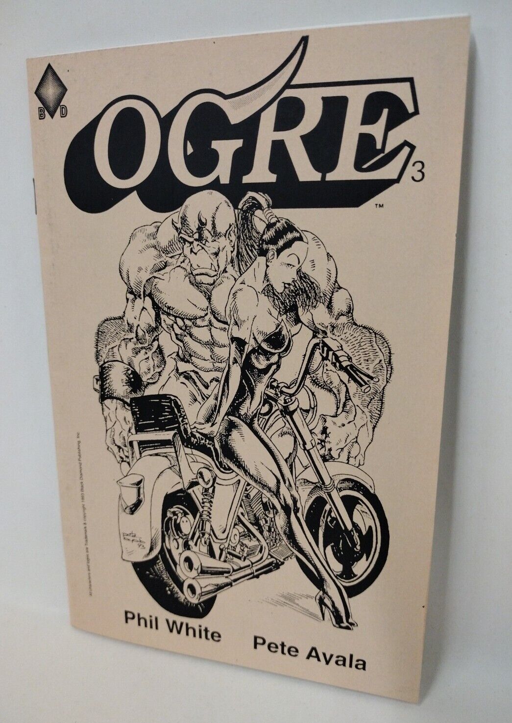 Ogre #3 1993 Ashcan Edition Pete Ayala Phil White Minooh Kim I Hunt Flipbook