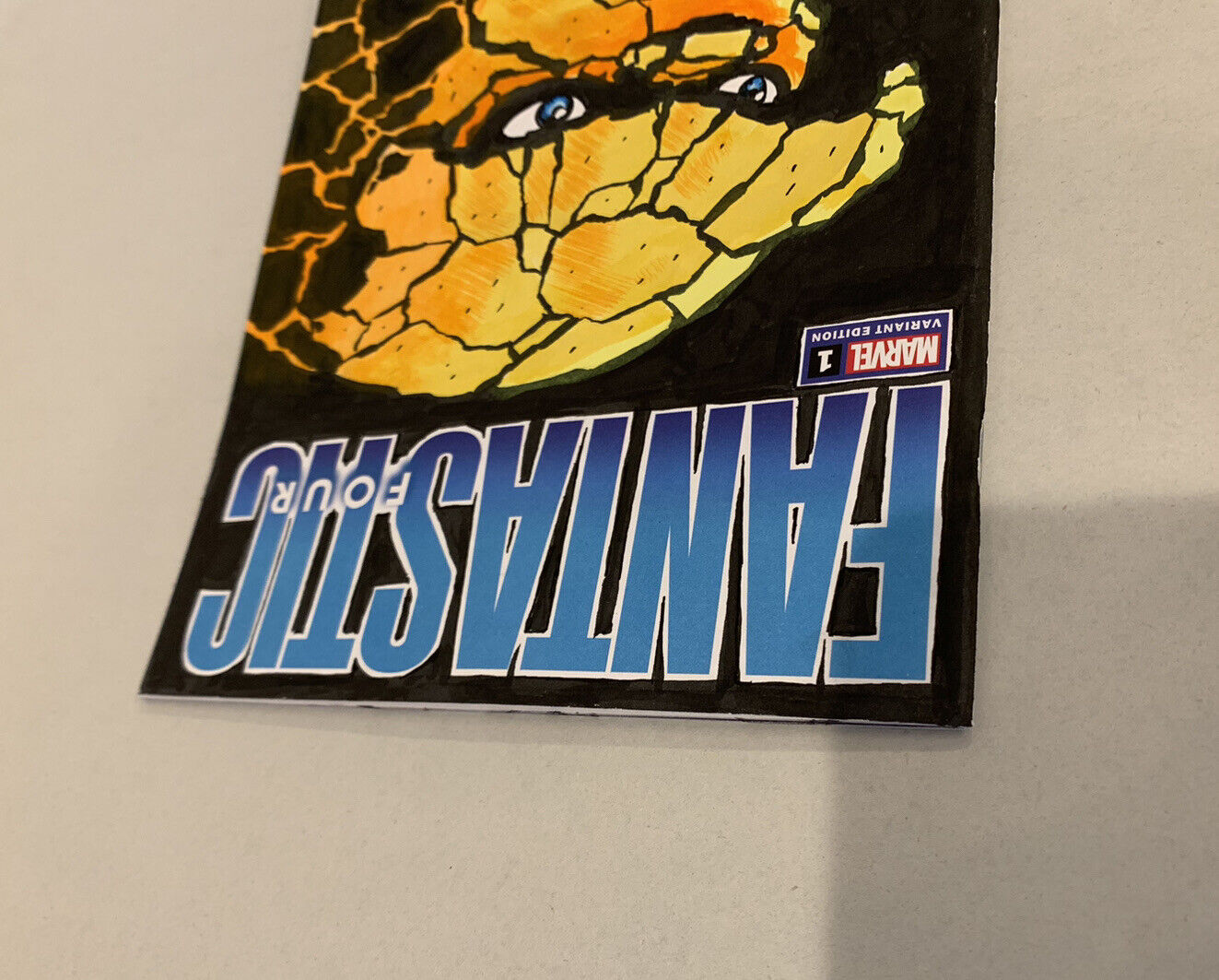 FANTASTIC FOUR #1 Blank Cover Variant Comic 2022 W Original BOB KURTHY Art COA