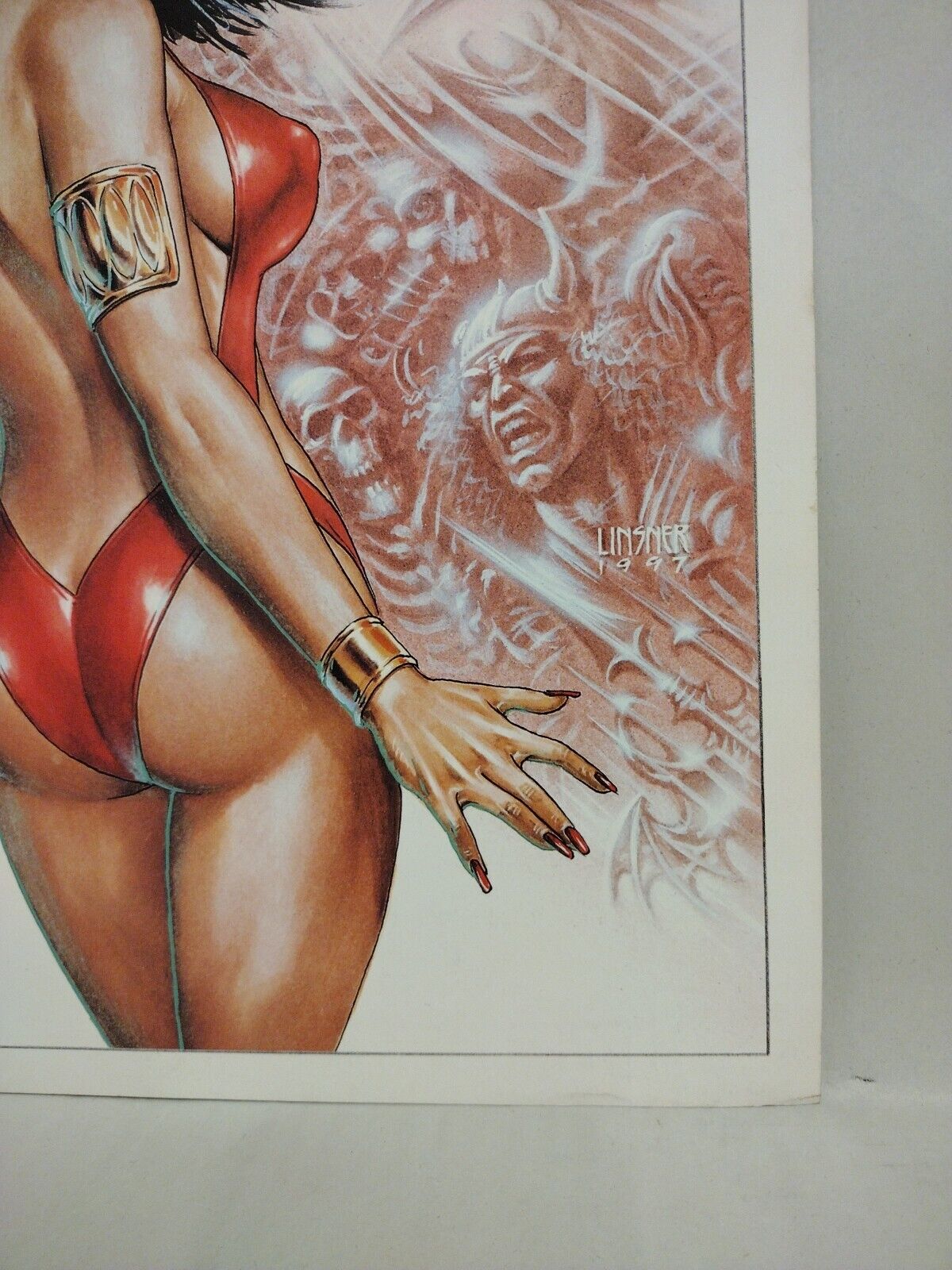 Joseph Michael Linsner (1997) Vampirella 12 X 17 Poster Print Holy War Cover Art