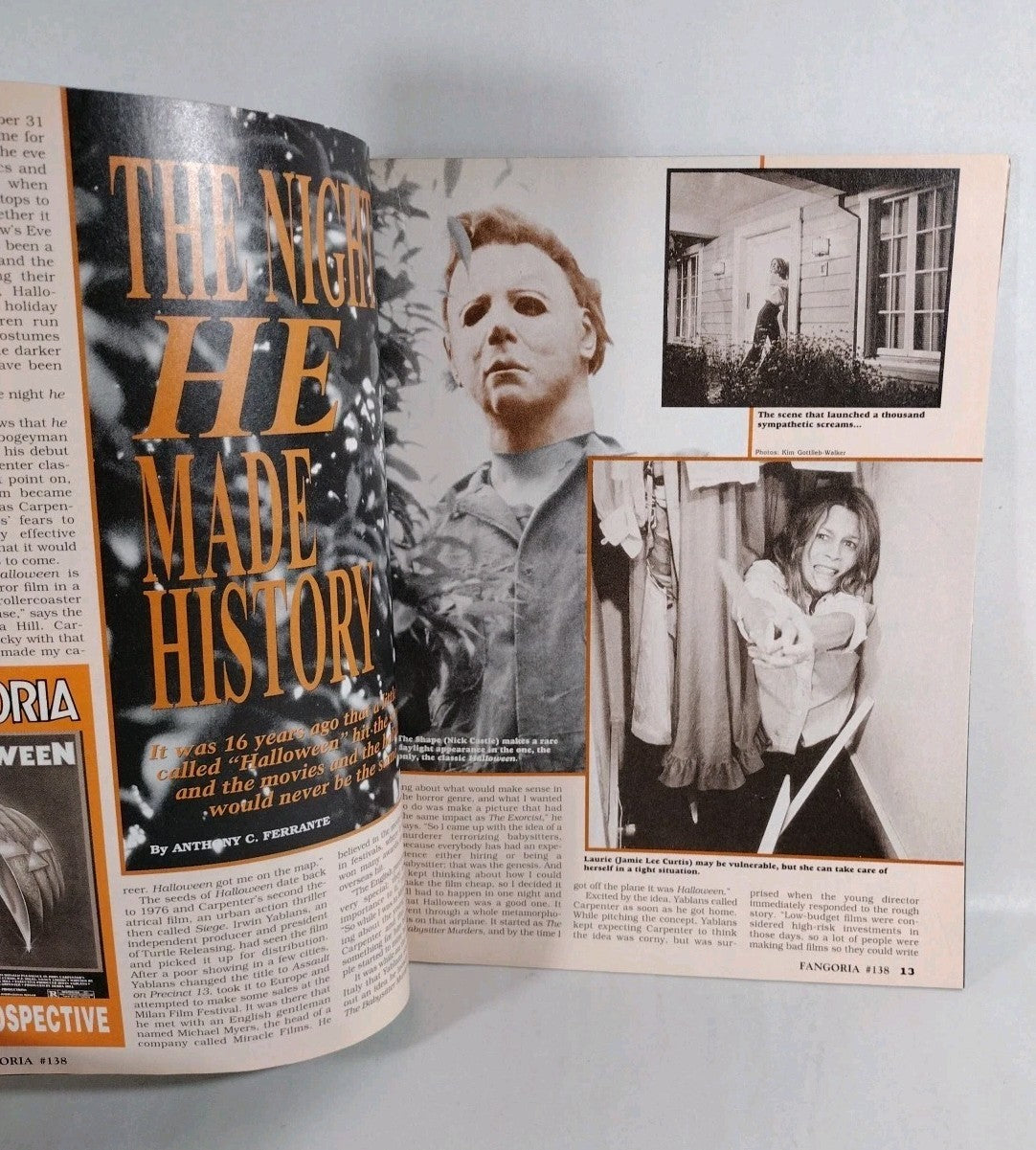 FANGORIA Magazine #138 (1994) Interview With A Vampire Frankenstein Halloween