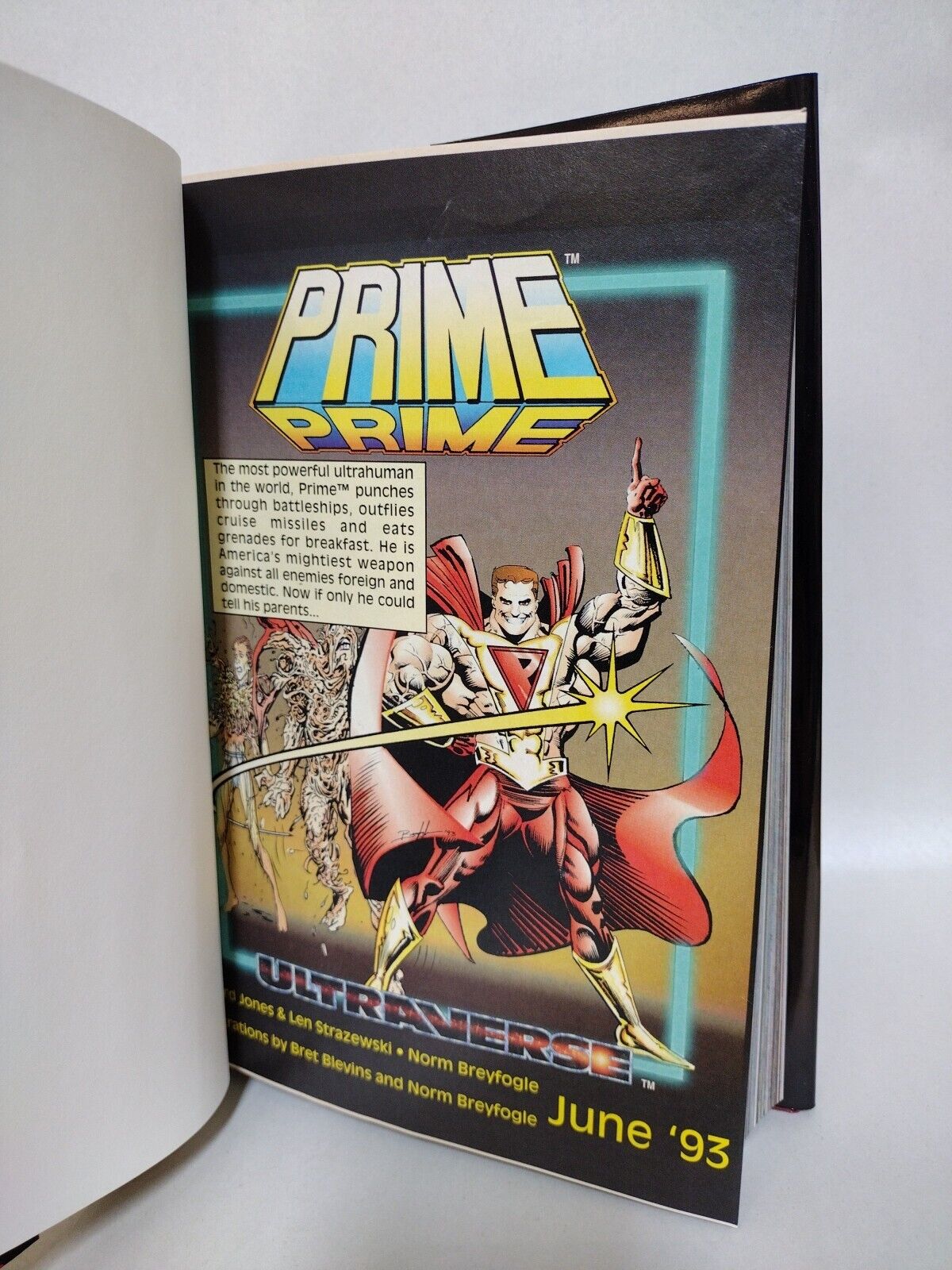 Prime Omnibus (1993) ARG Custom Bound Malibu Comics HC W DJ #1-26 Infinity Power