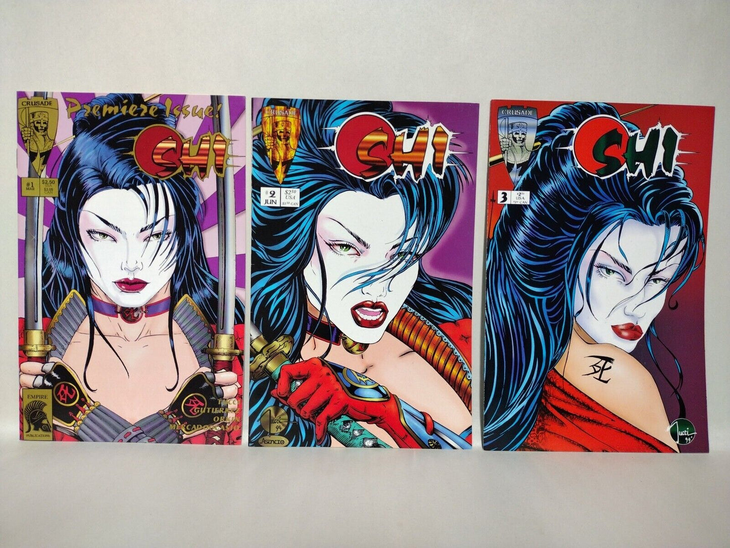 Shi (1994) Complete Crusade Comic 26 pc Lot Set Way Of Warrior #1-12 +Crossovers