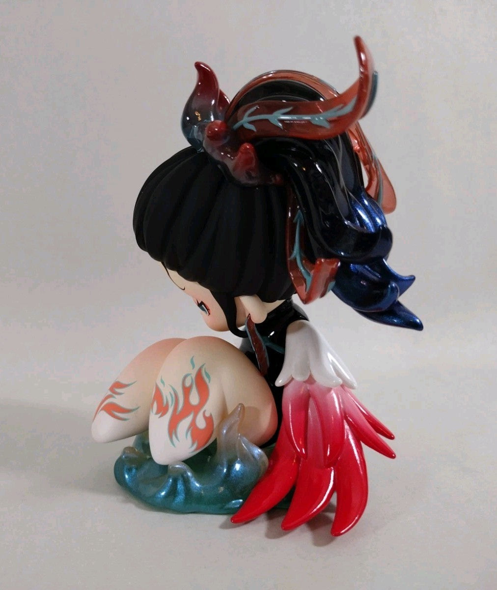 NAMI x DoDo Sugar Floating Mountains & Seas Series Suzaku PHOENIX Figure W Base