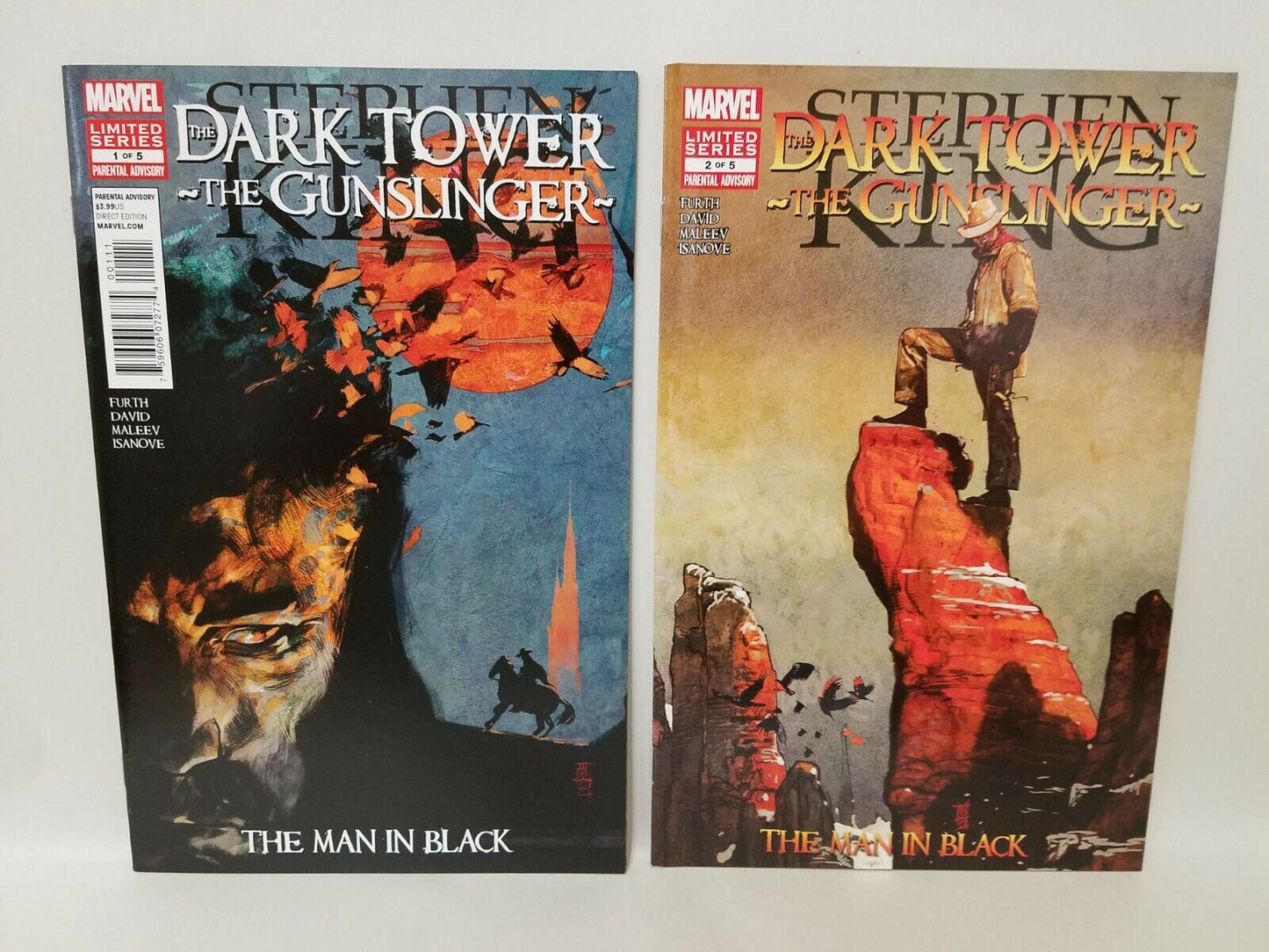 Dark Tower Gunslinger Man In Black (2012) Complete Marvel Comic Set 1 2 3 4 5