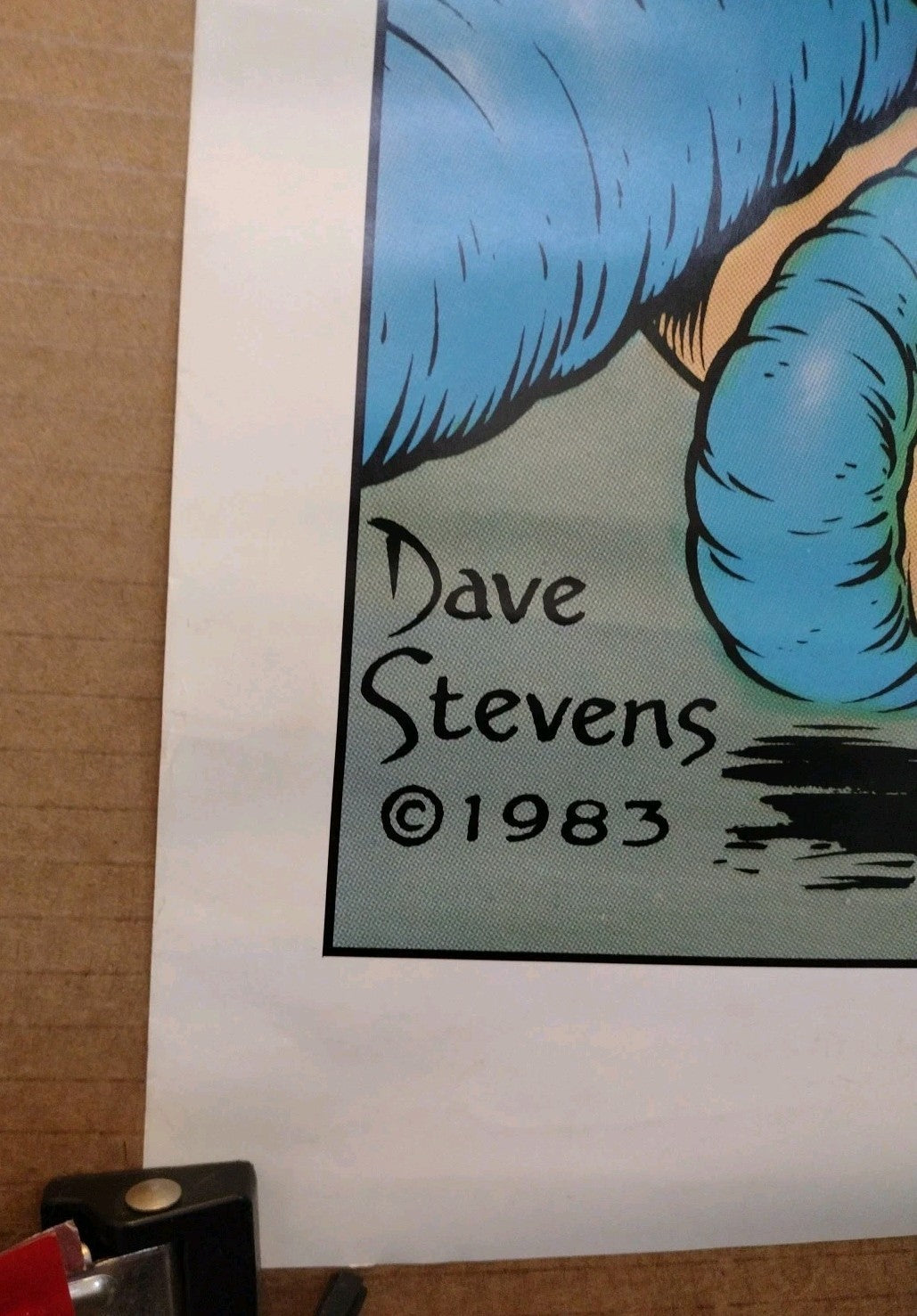 Dave Stevens Poster Series (1987) #6 World of Wood #1 22 X 34" Rolled