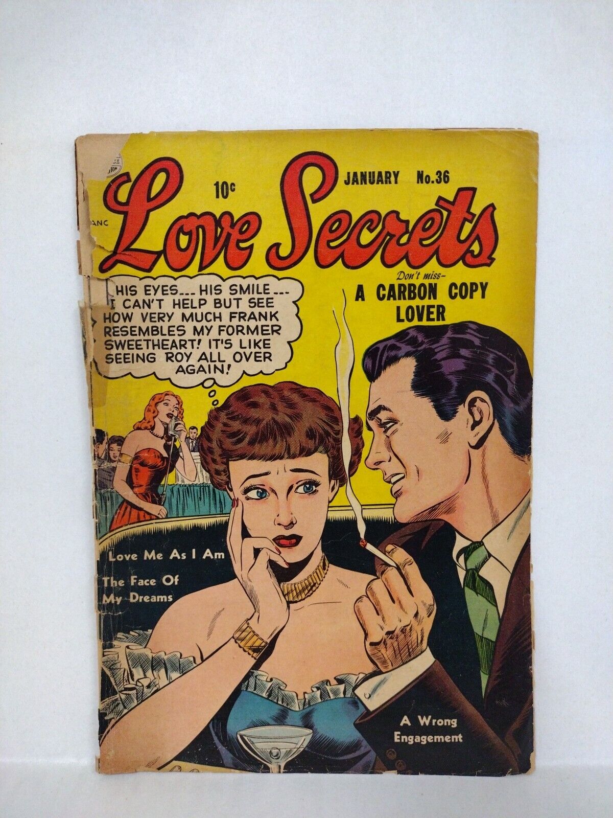 Love Secrets #36 (1954) Comic Magazines Golden Age Low Grade