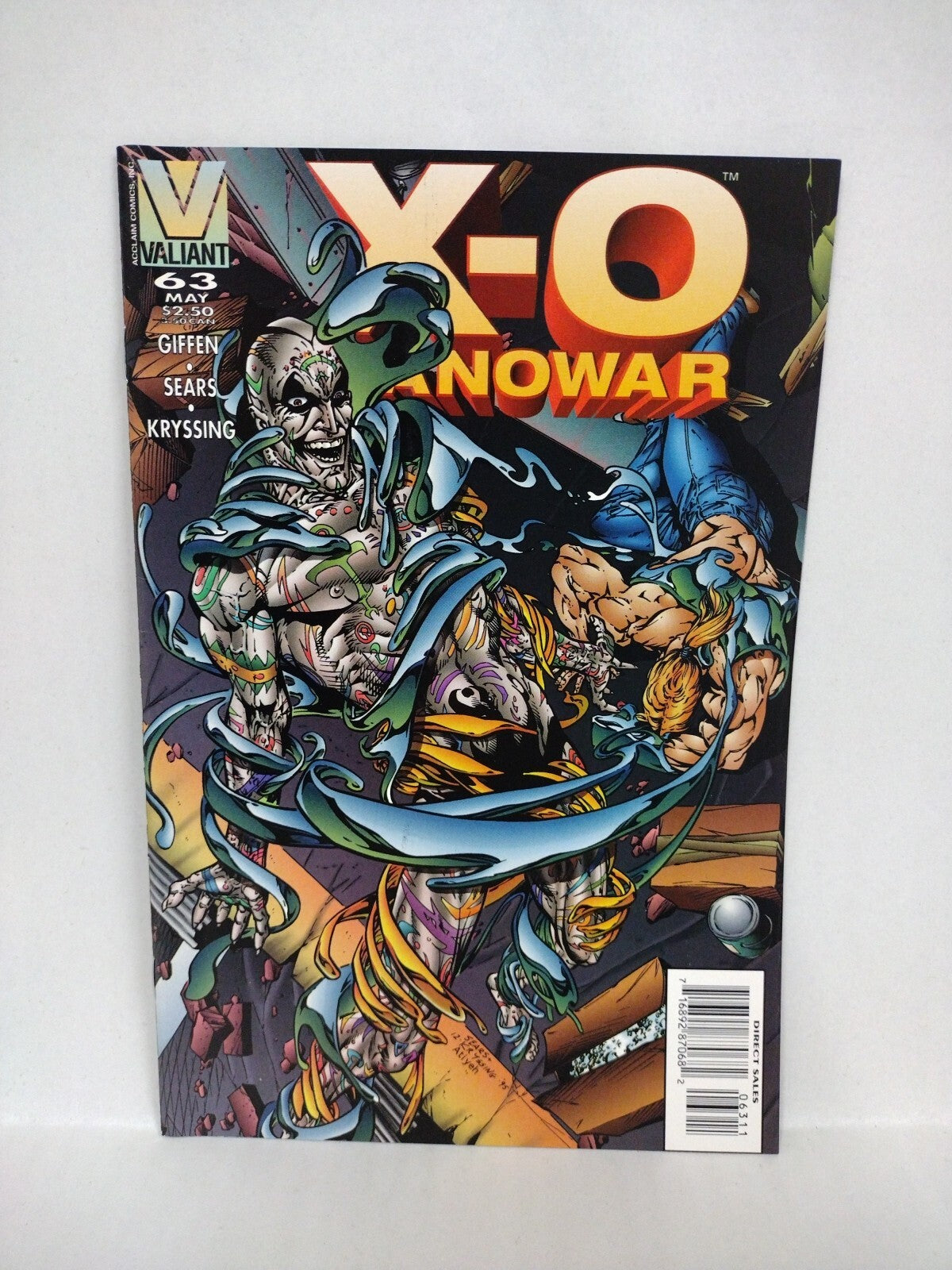 X-O Manowar (1996) Valiant Comic Lot Set #63 64 Bart Sears Paul Gulacy VF-NM