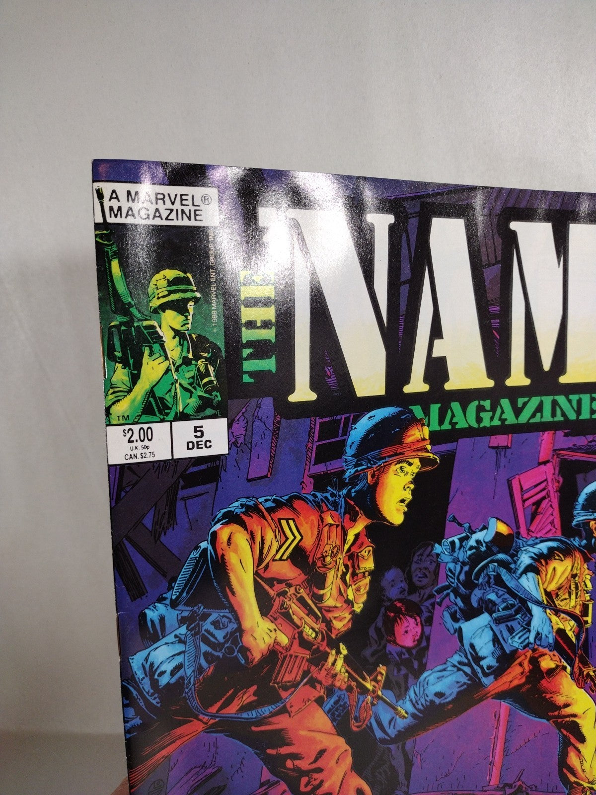 The NAM Magazine (1988) Marvel Comic Lot Set #1 2 3 4 5 Michael Golden FN