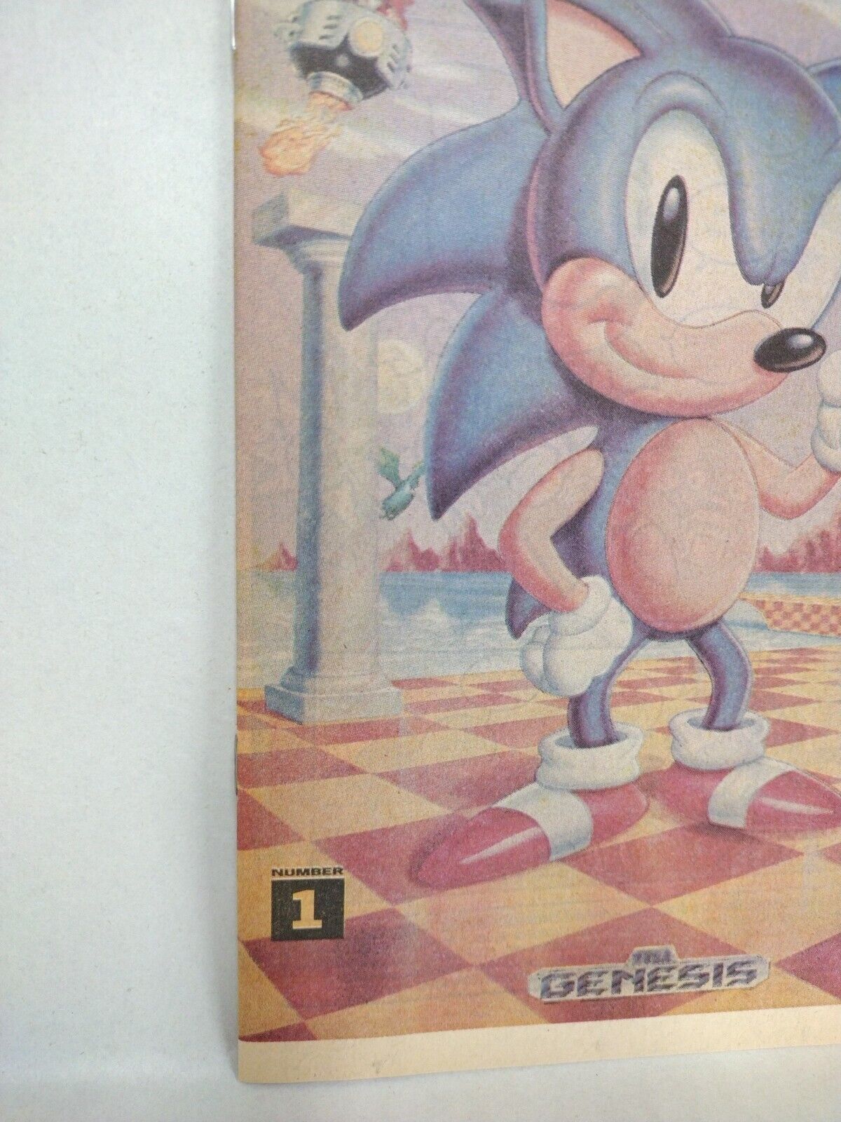 Sonic The Hedgehog #1 (1991) Newsprint Sega Games Insert Comic 1st Appearance 