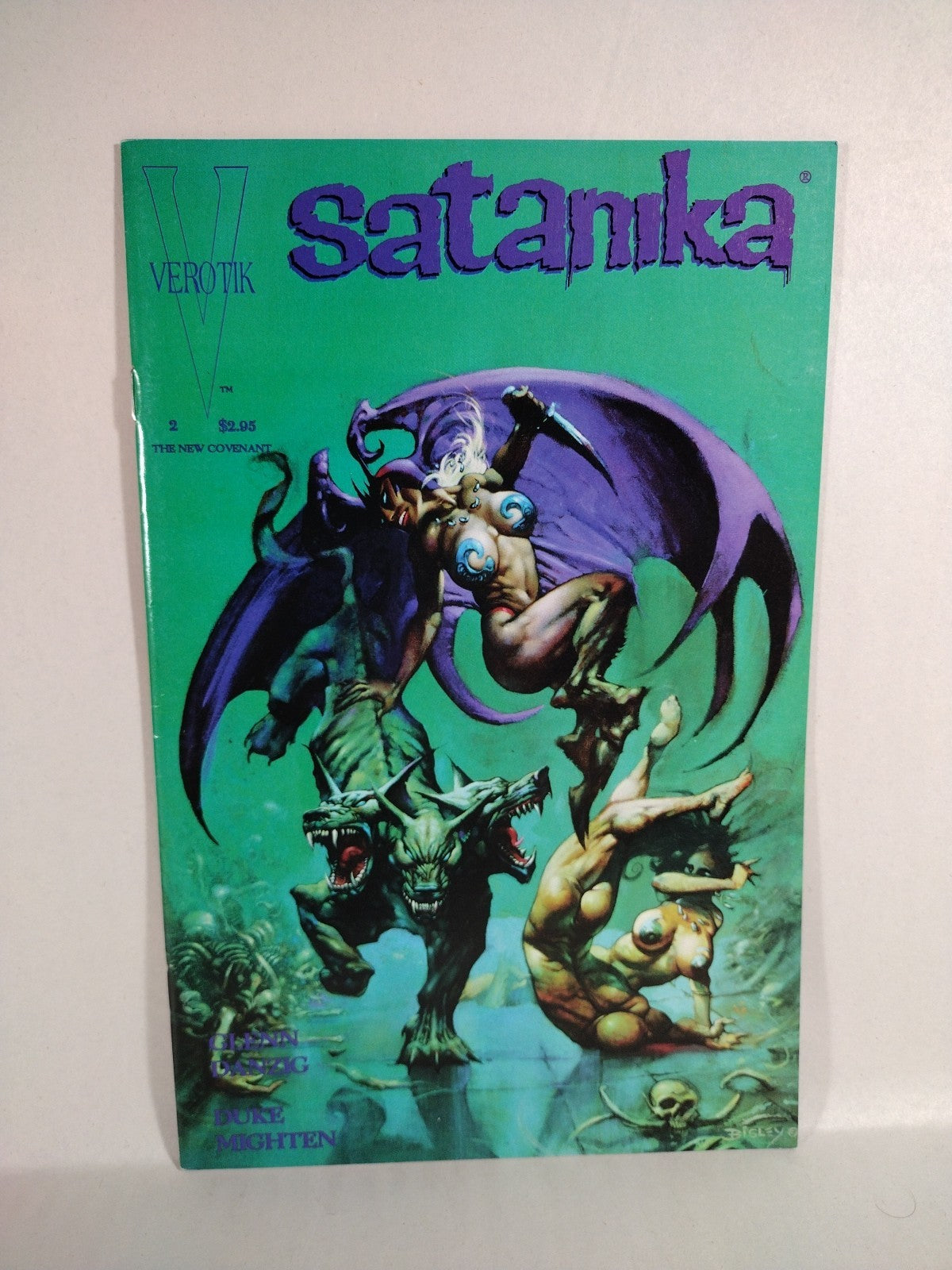 Satanika #2 (1995) Verotik Danzig Comic Simon Bisley Cover VF-NM