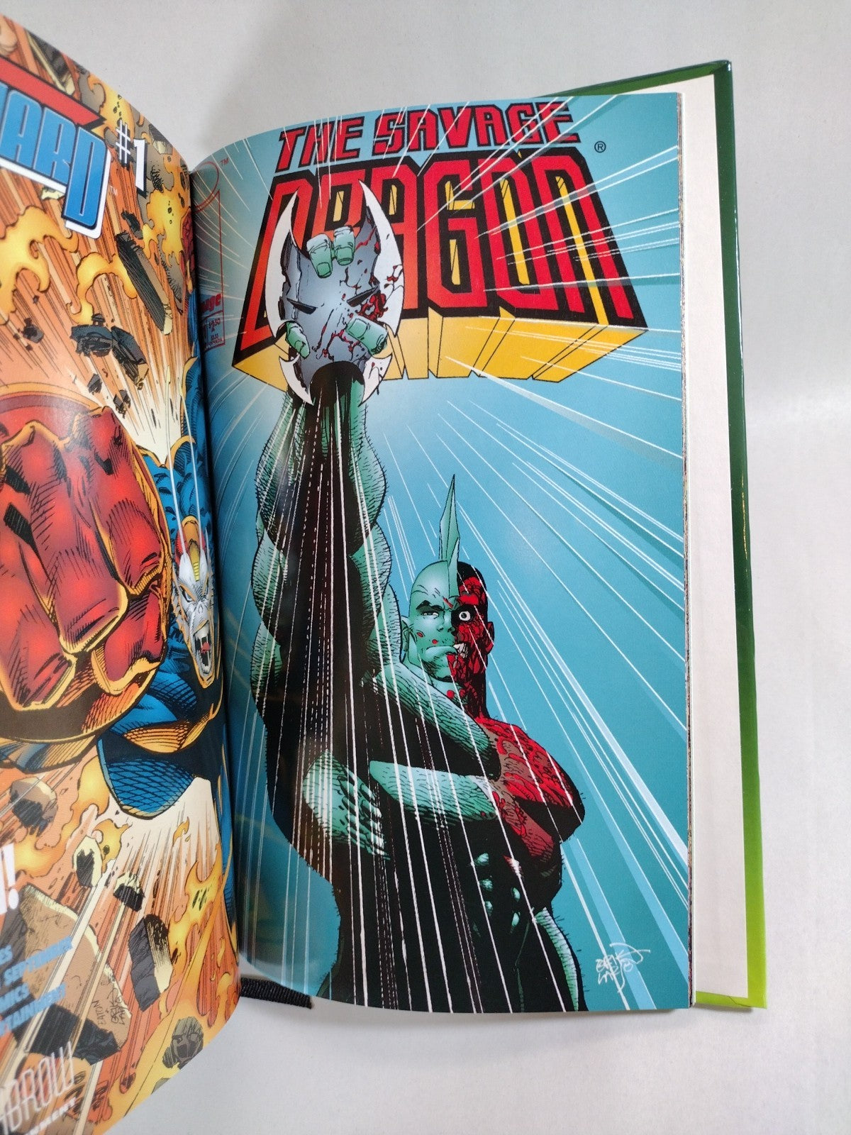 Savage Dragon Omnibus Savage Edition (1992) Image Custom Bound Comic HC W DJ