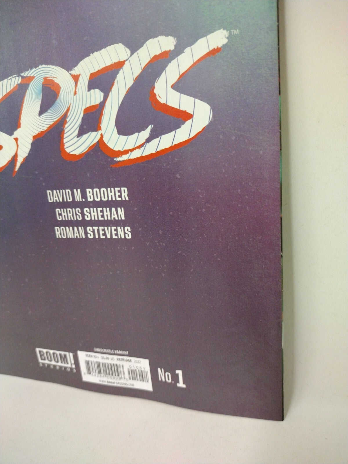 Specs #1 (2022) Skylar Patridge 1 Per Store Variant Comic BOOM! Studios New NM