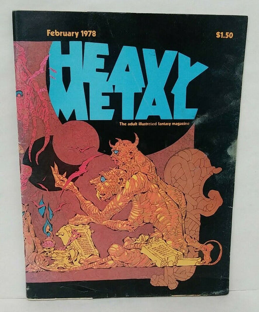 Heavy Metal (1978) #11 Philippe Drullet Corben Moebius Barbarella Reader Copy