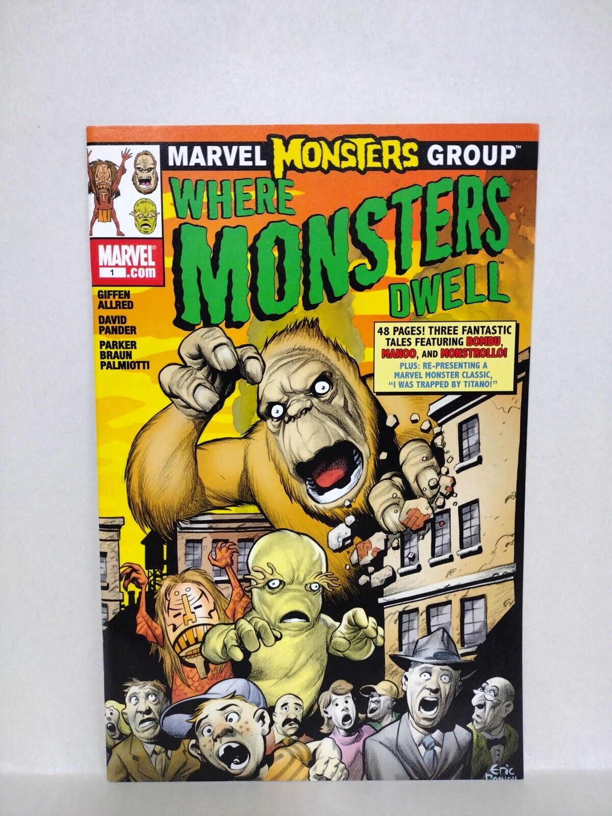 MARVEL MONSTERS GROUP (2005) Lot Of 4 1 Shots JACK KIRBY Eric Powell Covers