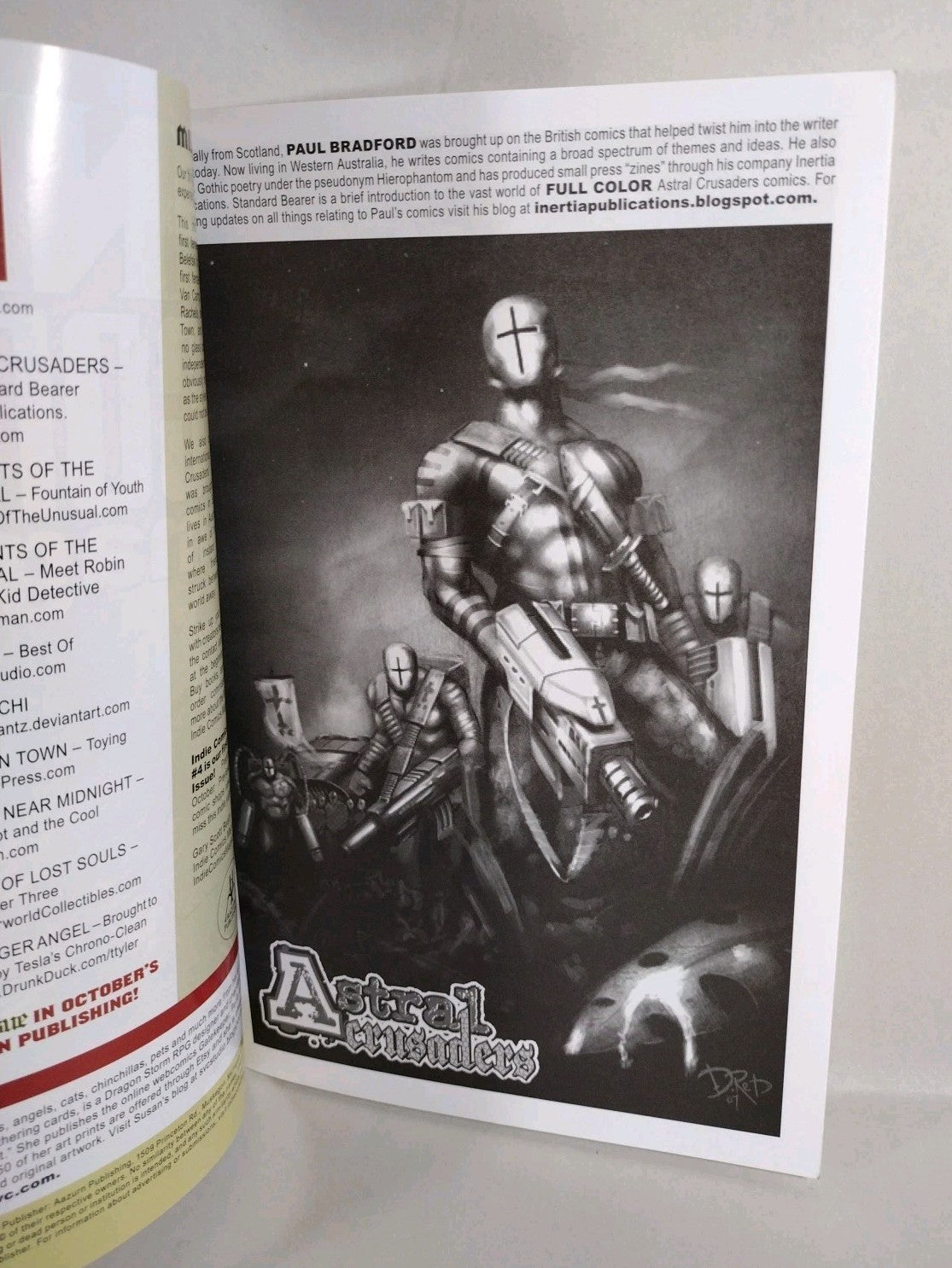 Indie Comics Magazine (2011) Aazurn Lot #1 2 3 4 5 6 Signed Tim Joe Vigil 