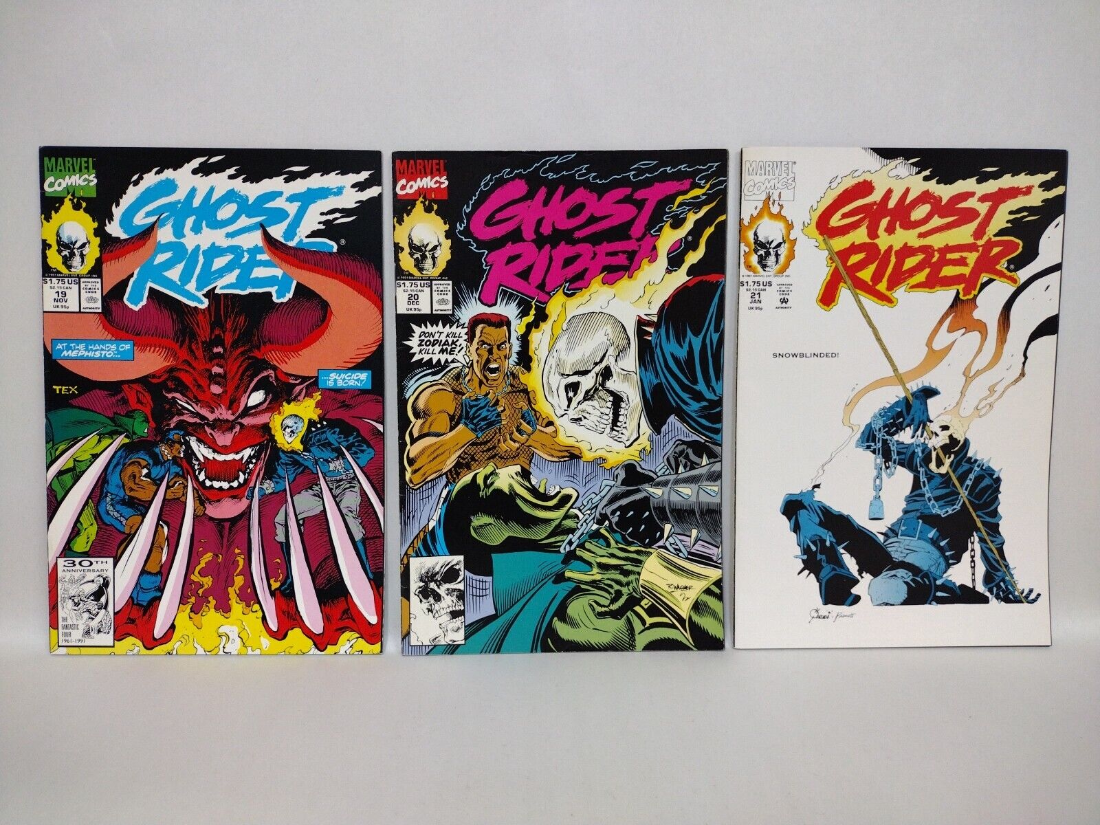 Ghost Rider (1990) Dan Ketch Marvel Comic Lot Set #1-50 Key Issues F-VF