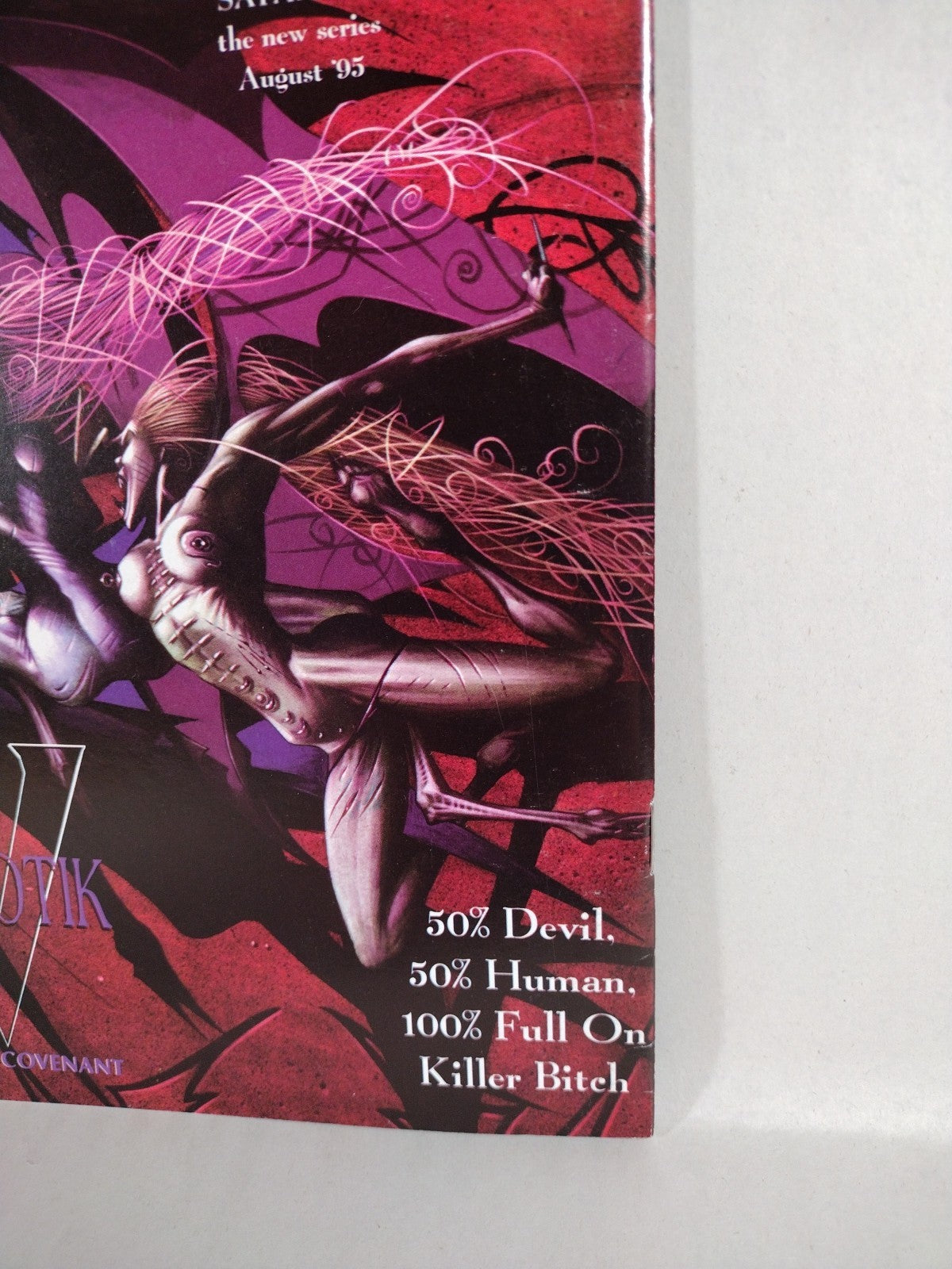 Satanika #4 (1995) Verotik Danzig Comic Martin Emond Nancy Collins Cover VF-NM