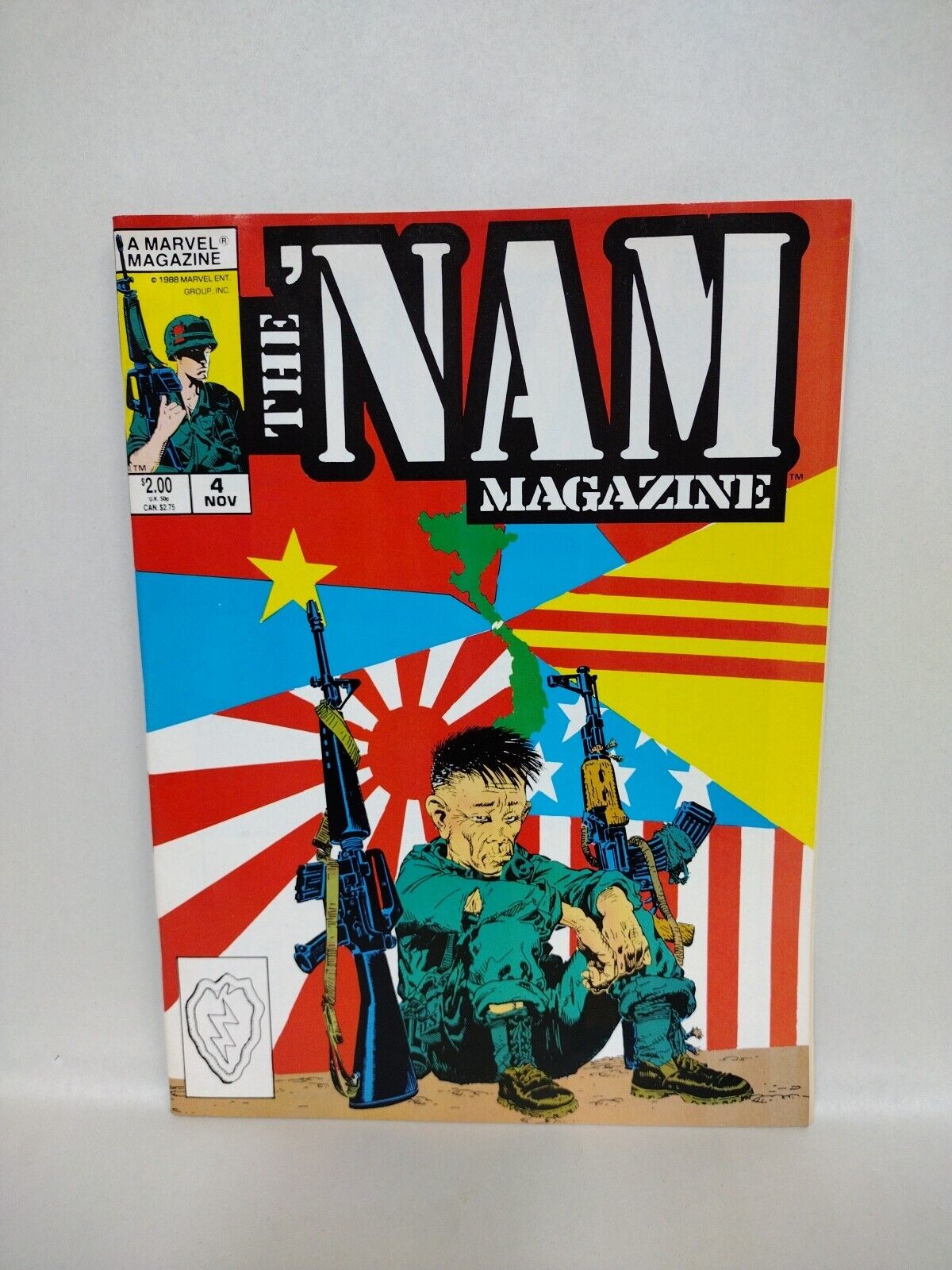 The NAM Magazine (1988) Marvel Comic Lot Set #1 2 3 4 5 Michael Golden FN