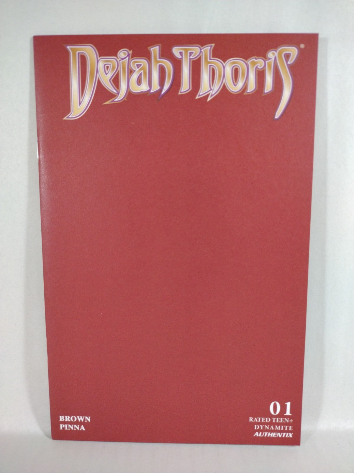 Dejah Thoris #1 (2023) Dynamite Blank Sketch Red Cover Variant New NM