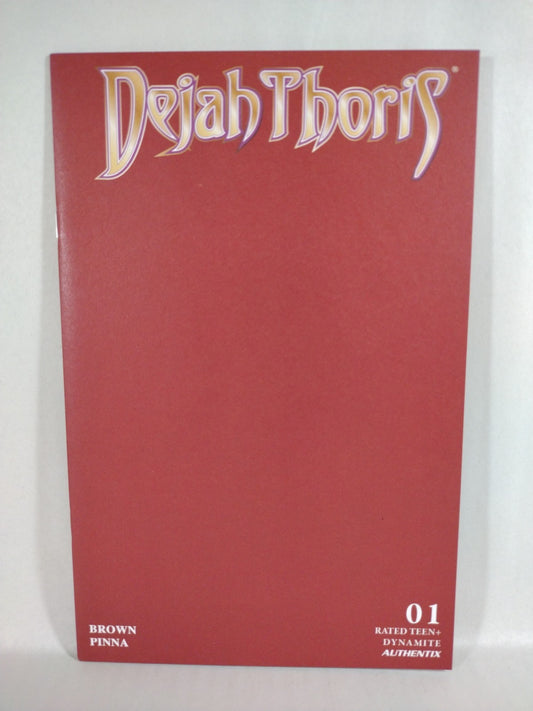 Dejah Thoris #1 (2023) Dynamite Blank Sketch Red Cover Variant New NM