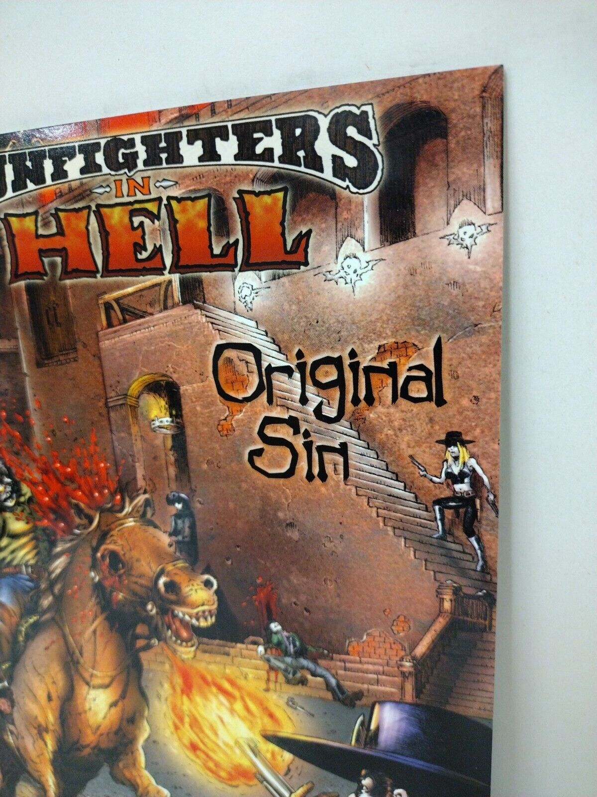 Gunfighters In Hell Original Sin 1 (2001) Broken Halos 1st Print Comic Joe Vigil