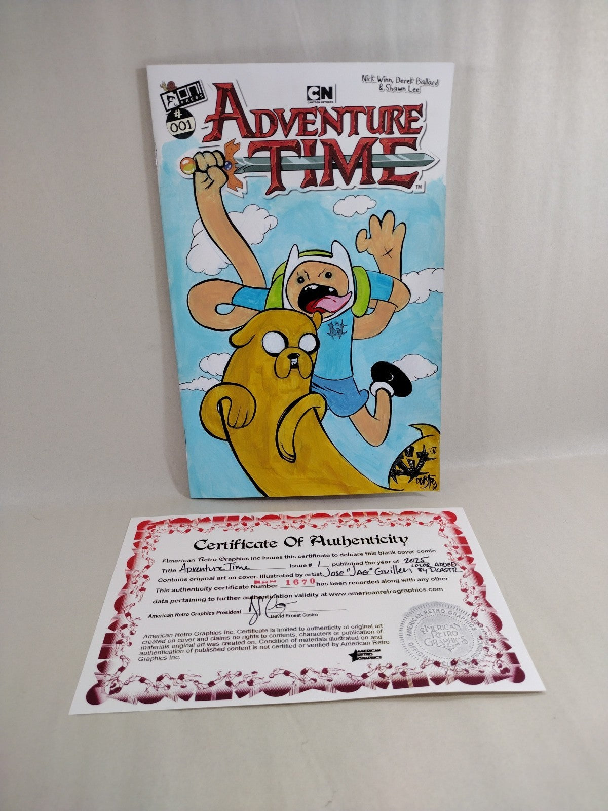 Adventure Time 1 (2025) Oni Press Sketch Cover Comic W Original Jose Guillen Art