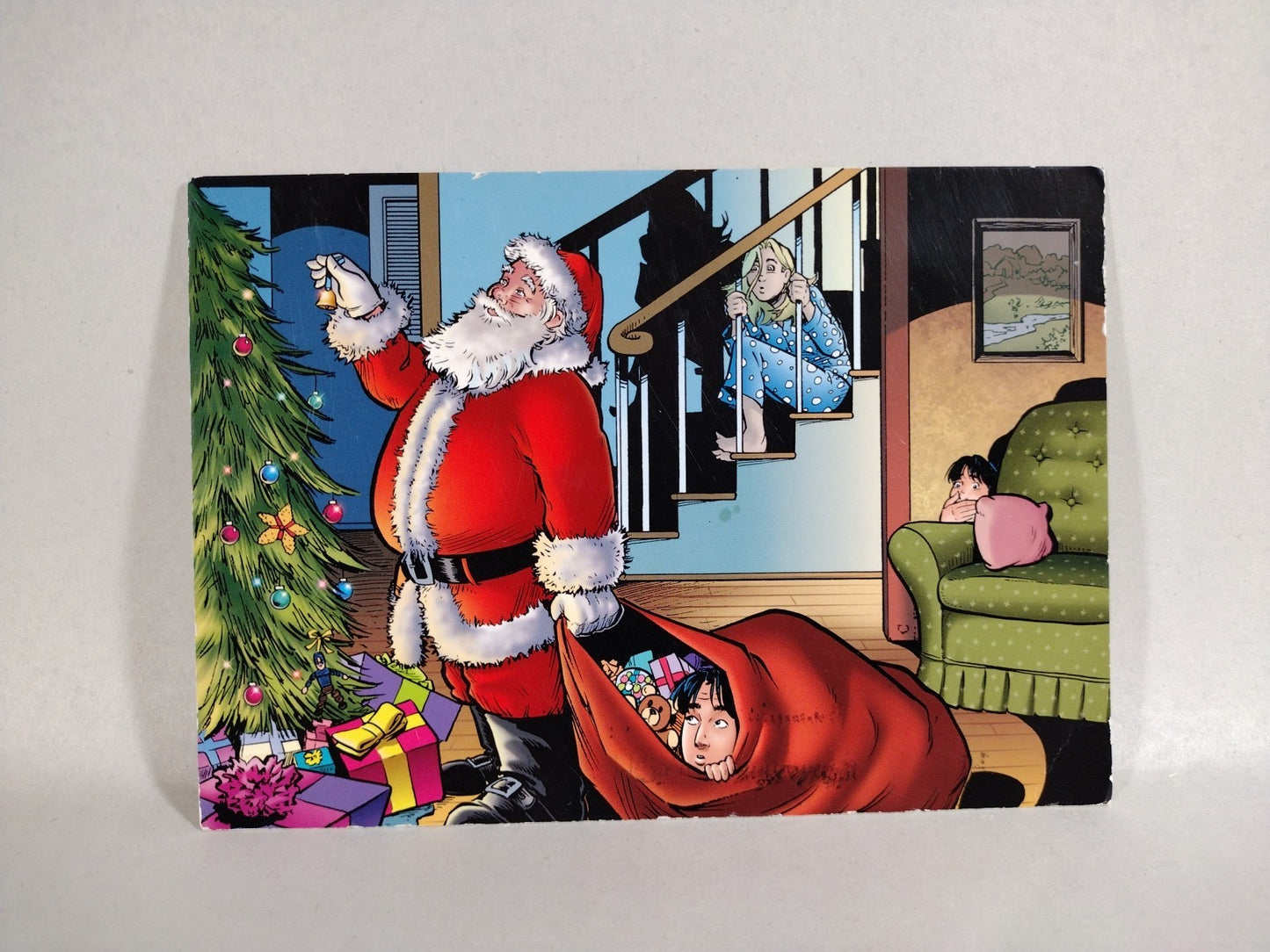 Abstract Studios (1999) Strangers In Paradise Christmas Card Signed Terry Moore