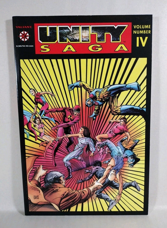 UNITY SAGA Vol 4 (1994) Valiant Bob Layton Jim Shooter TPB SC Very good
