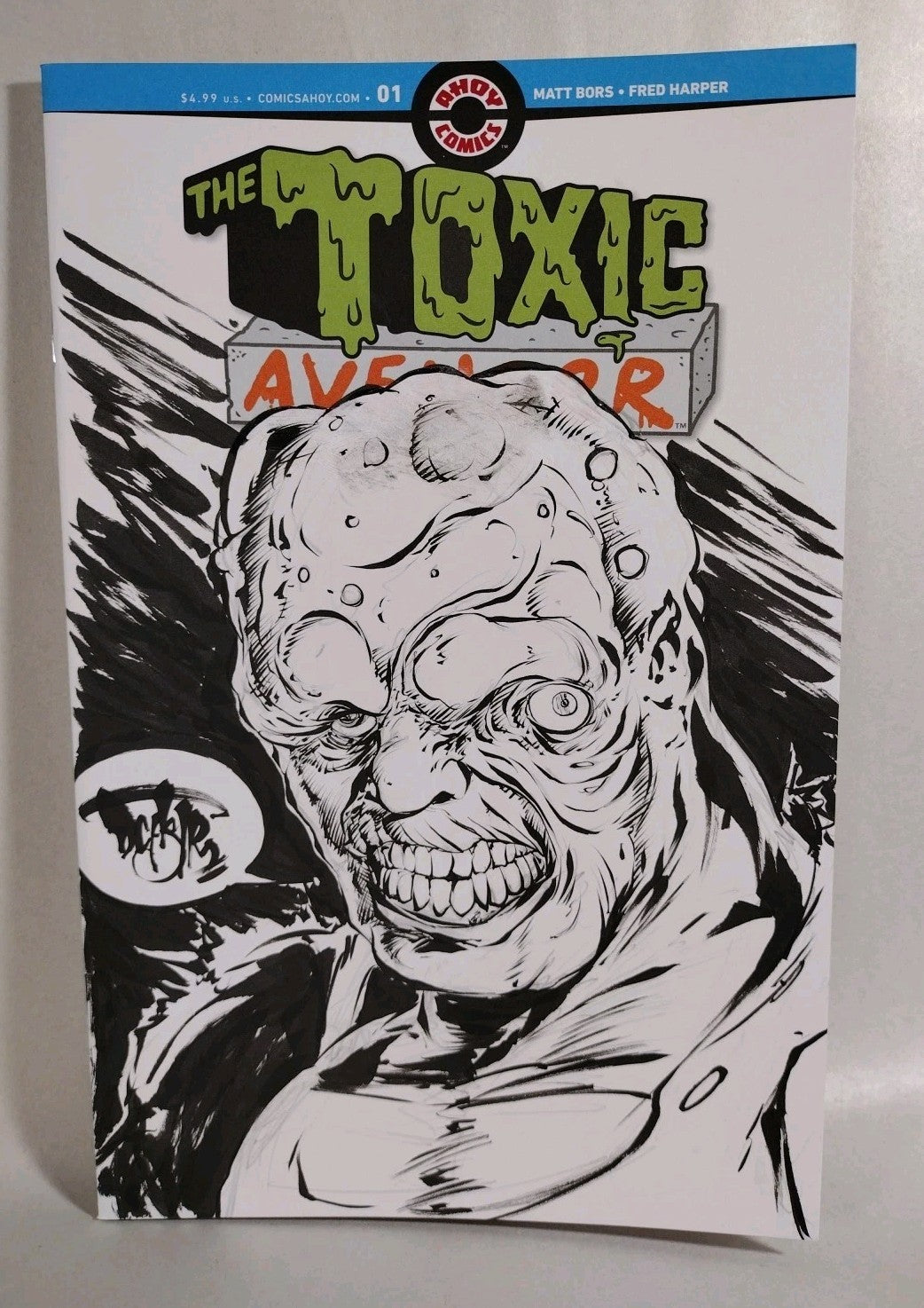 Toxic Avenger #1 (2025) Ahoy Sketch Cover W Original Dave Castr Art
