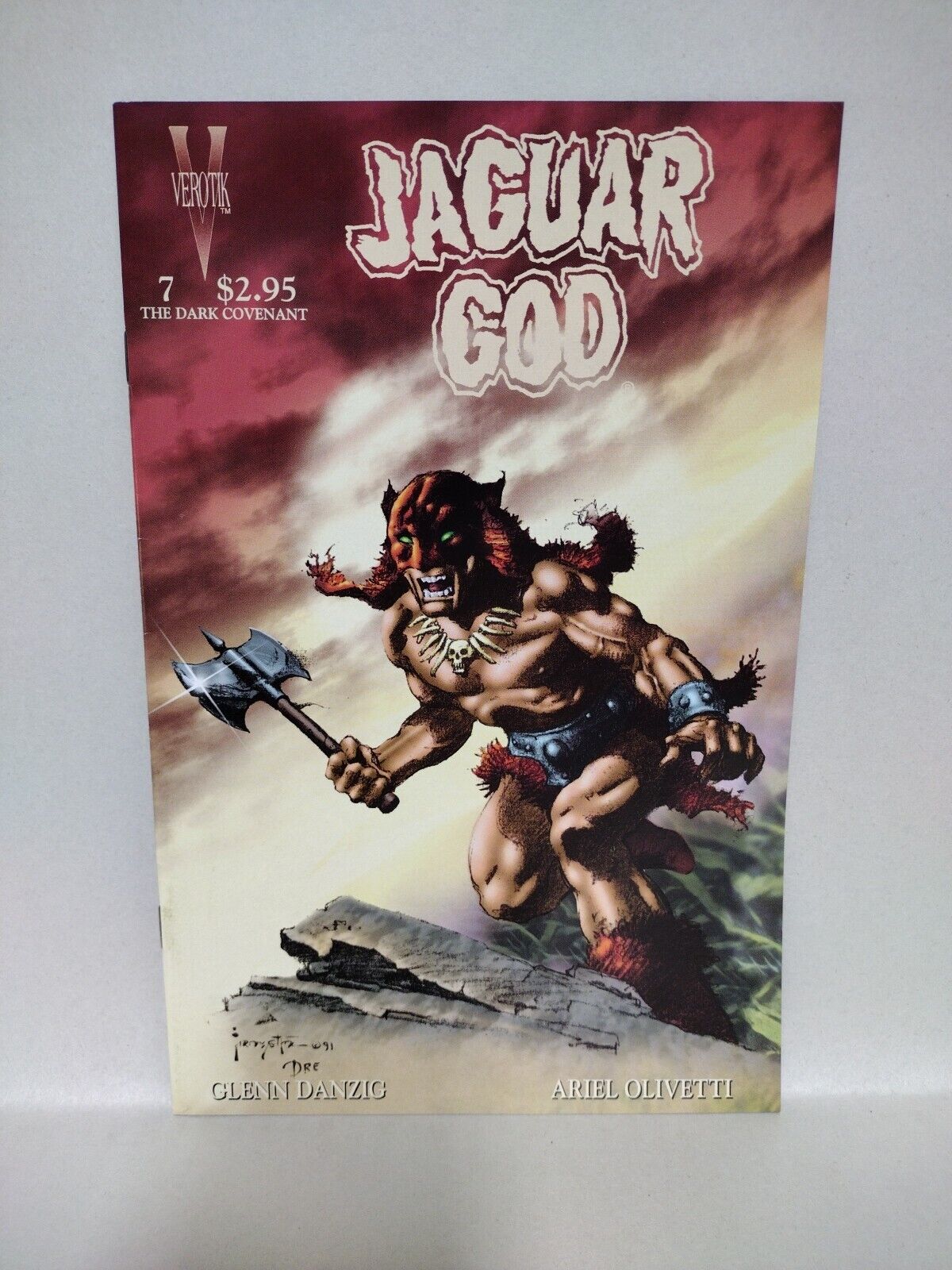 Jaguar God (1995) Verotik Horror Comic Lot Set #0 2 3 4 5 6 7 Glenn Danzig