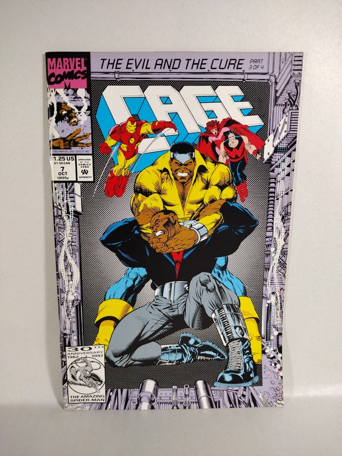 Cage (1992) Marvel Comic Lot Set #1 3 4 5 6 7 8 Evil And The Cure Pt 1-4 VF-NM