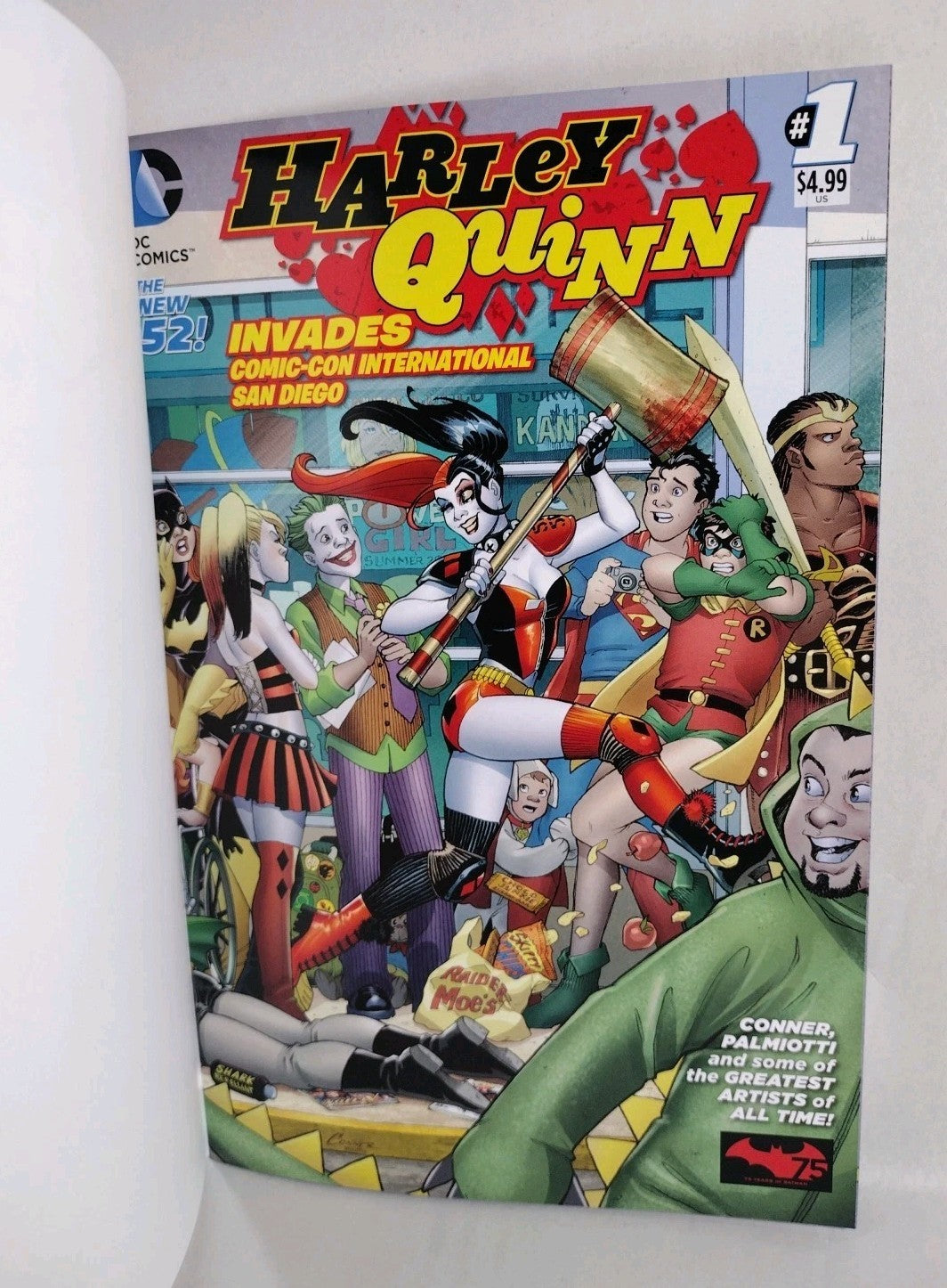 Harley Quinn Invades Comic Con International San Diego 1 (2014) Blank Variant DC