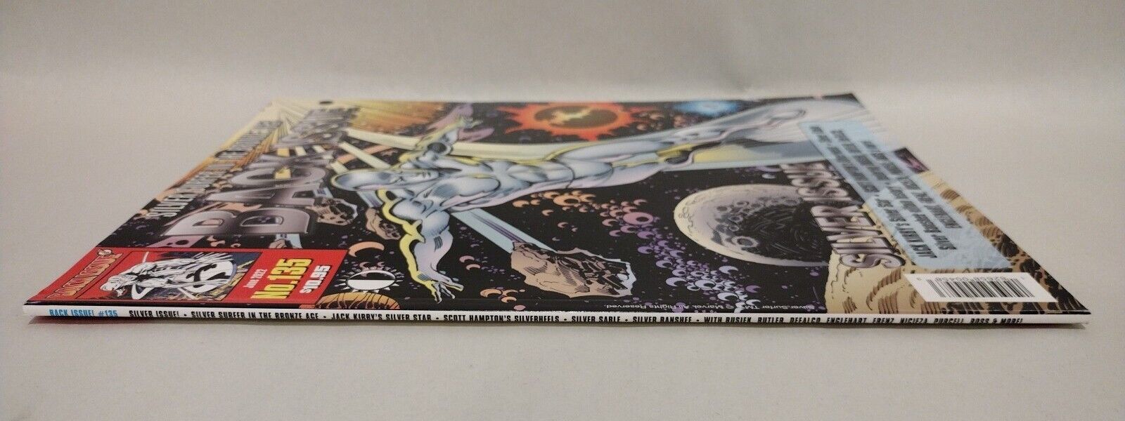 Back Issue Magazine 135 (2022) Two Morrows Bronze Silver Surfer Issue New