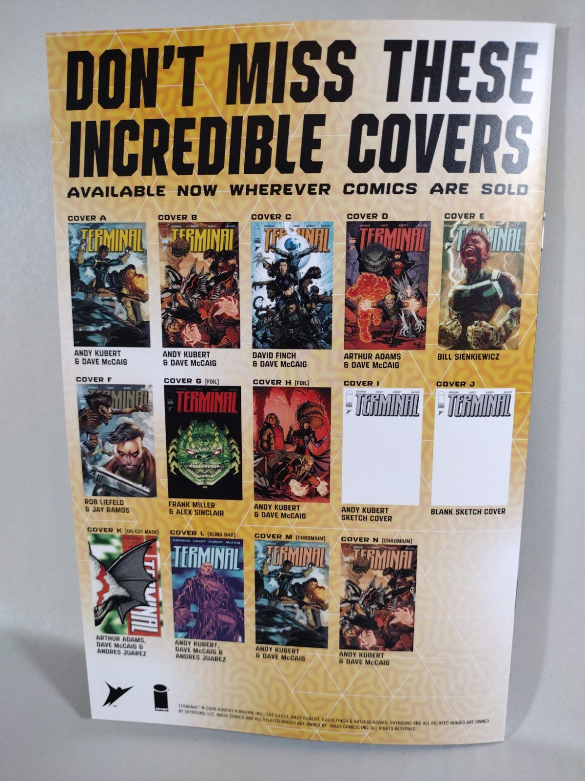 Terminal Blindbag Advance Edition Issue #7 (2026) Image Comic New NM