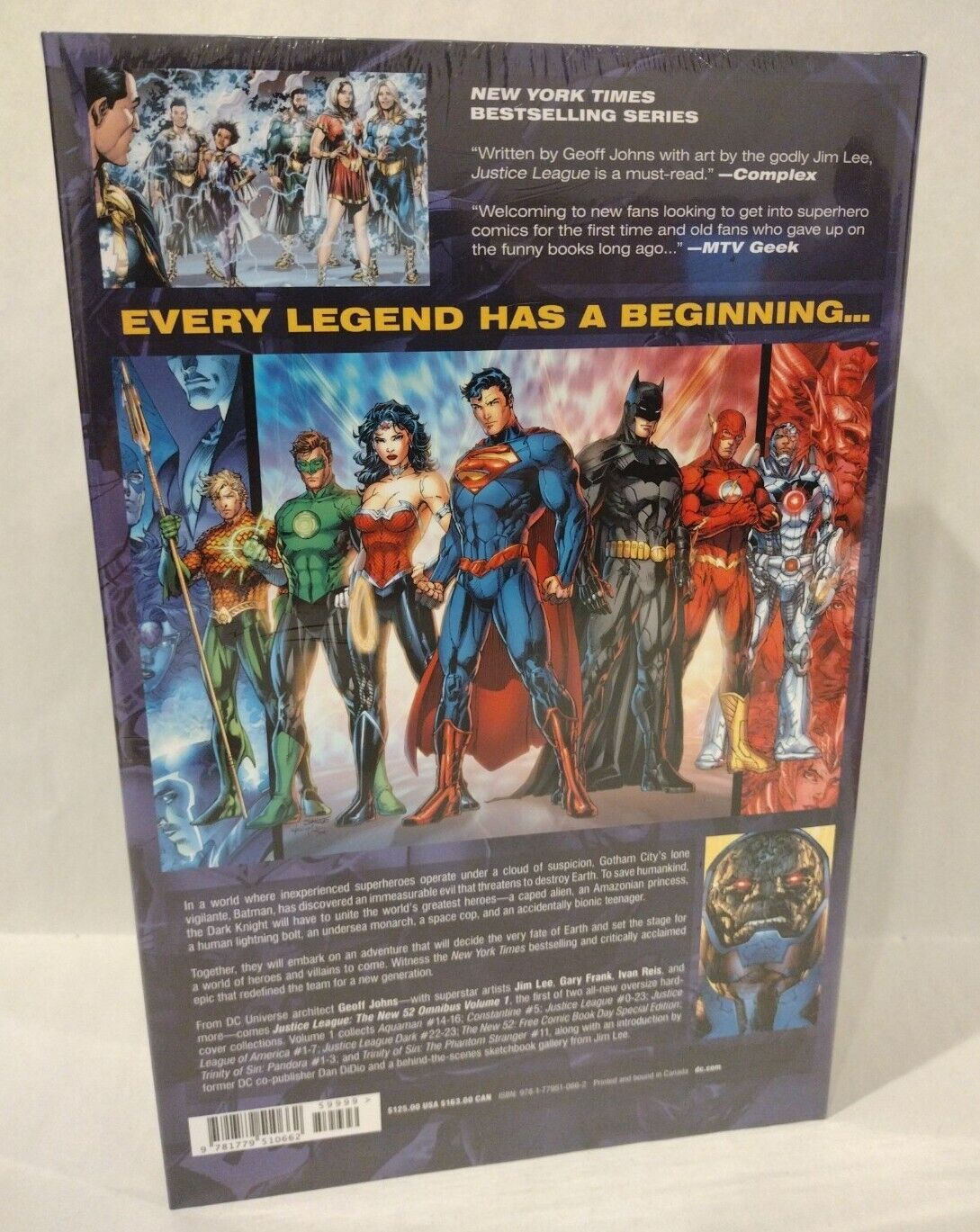 Justice League The New 52 Vol 1 (2021) DC Omnibus HC Geoff Johns NEW Sealed