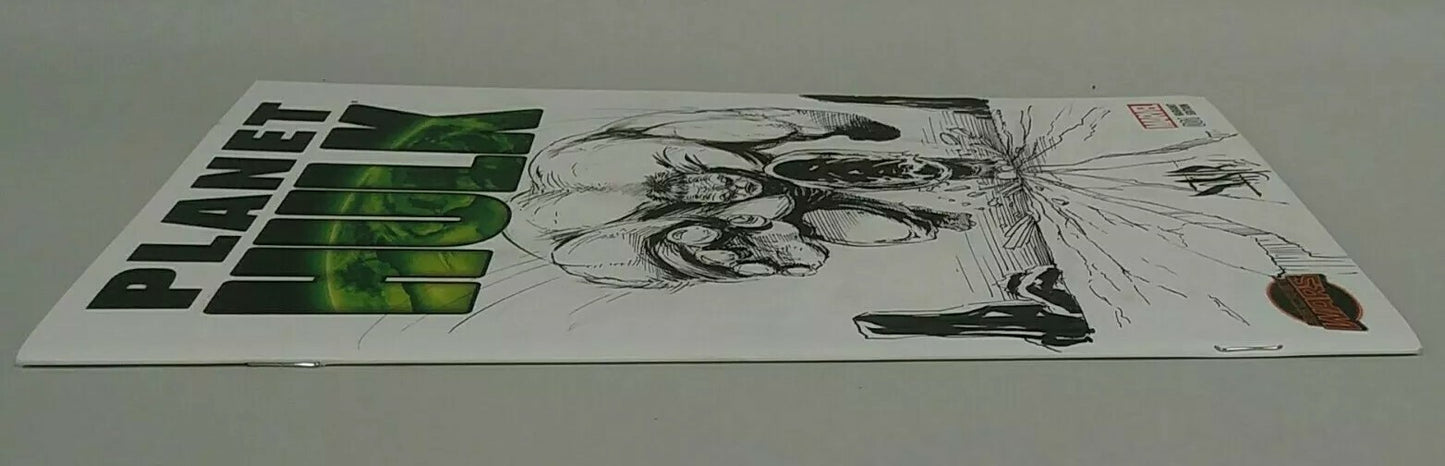 Planet Hulk 1 (2015) Marvel Sketch Cover Variant Comic W Original Dave Castr Art