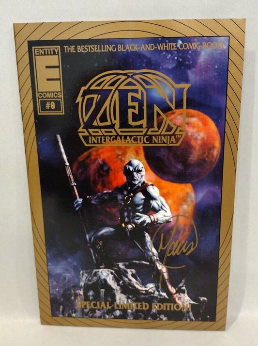 Zen Intergalactic Ninja 0 (1993) Entity Comic Special Signed Bill Maus NM